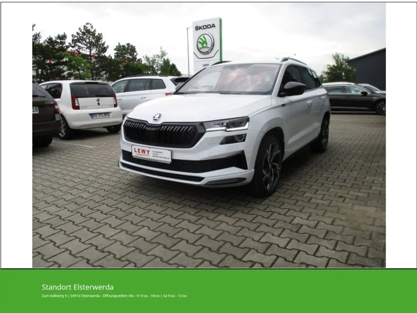 Skoda Karoq 1.5 TSI ACT DSG Sportline Blanc - 1