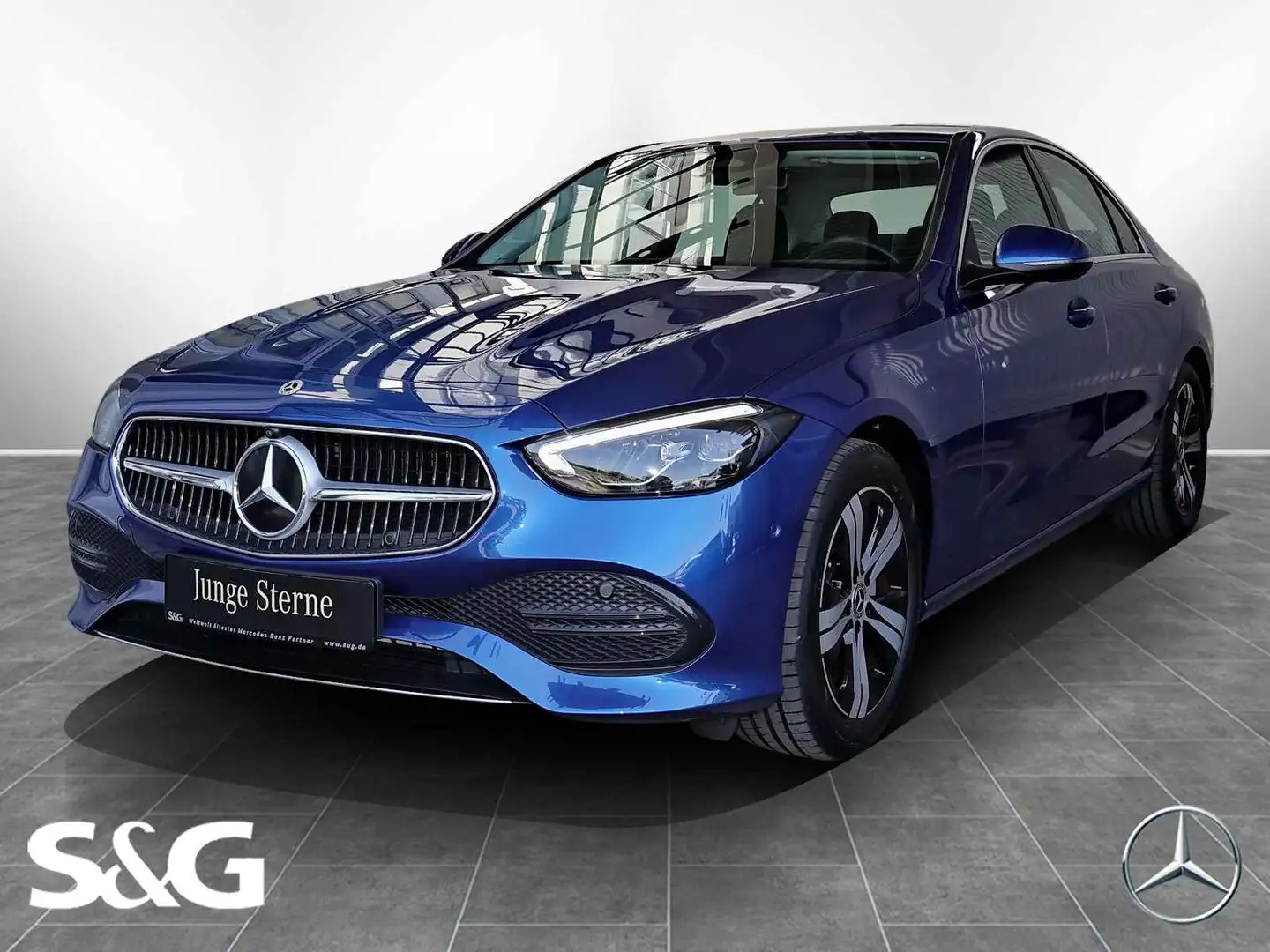 Mercedes-Benz C 180 CARPLAY+SPURHALTE+360°+MBUX+LED+17 ZOLL Blau - 1