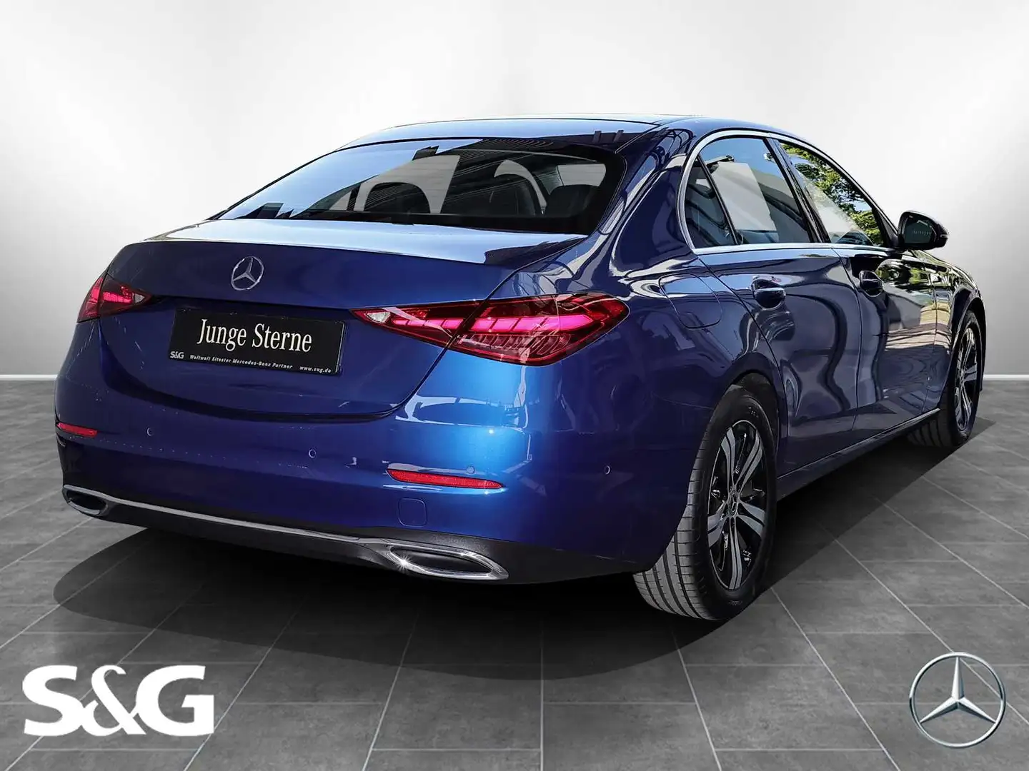 Mercedes-Benz C 180 CARPLAY+SPURHALTE+360°+MBUX+LED+17 ZOLL Blau - 2