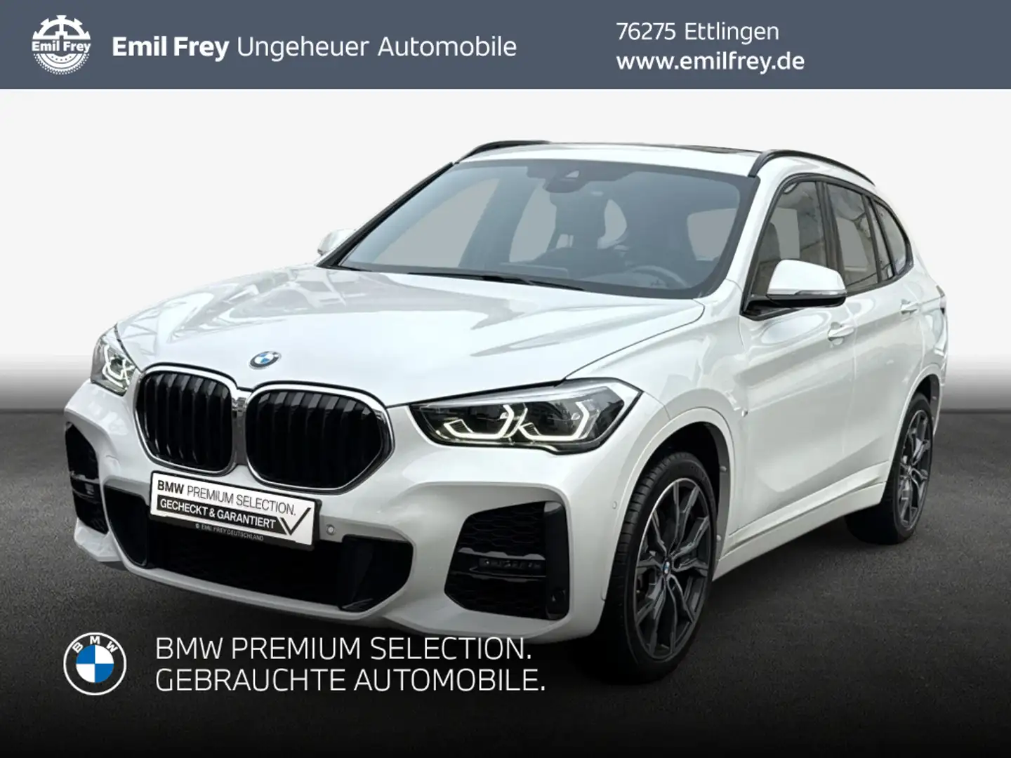 BMW X1 xDrive20i Aut. M Sport Navi Head-Up LED Pano Weiß - 1