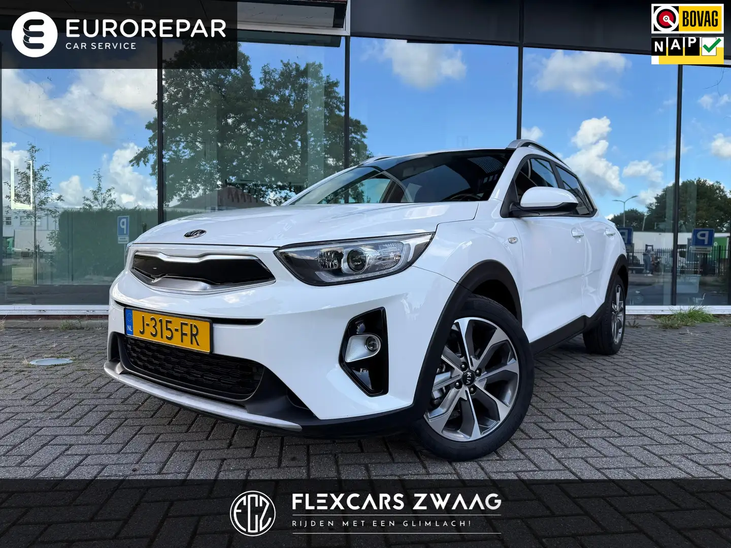 Kia Stonic 1.0 T-GDi Sports Edition - Navi - Airco - Parkeerh Blanc - 1