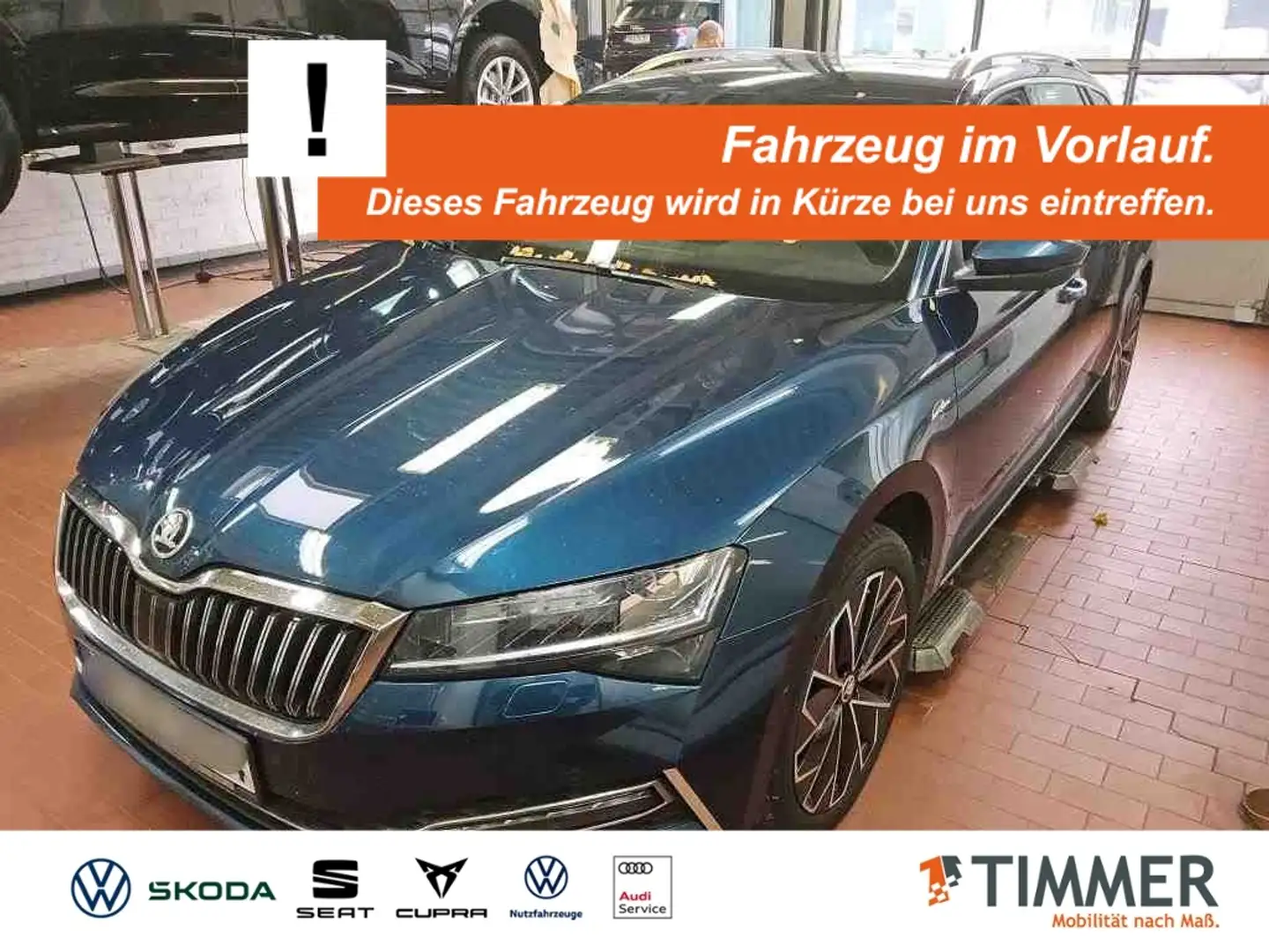 Skoda Superb Combi 2.0 TDI DSG L&K +AHK +CANTON +360° +DCC +MA Blau - 1