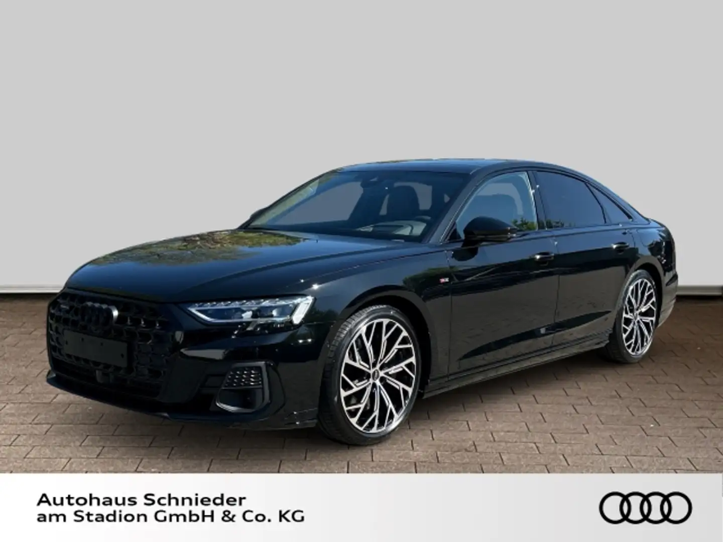 Audi A8 60 TFSIe MATRIX+HUD+PANO+KAMERA+B&O+AHK+VIRTUAL Schwarz - 2