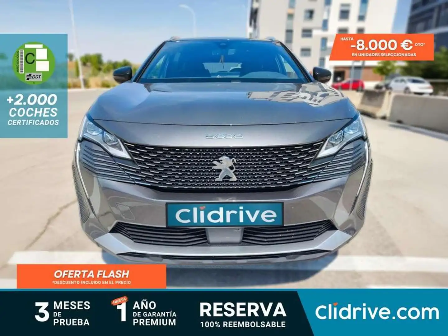 Peugeot 5008 1.2 PureTech S&S Style 7 pl. 130 Gris - 1