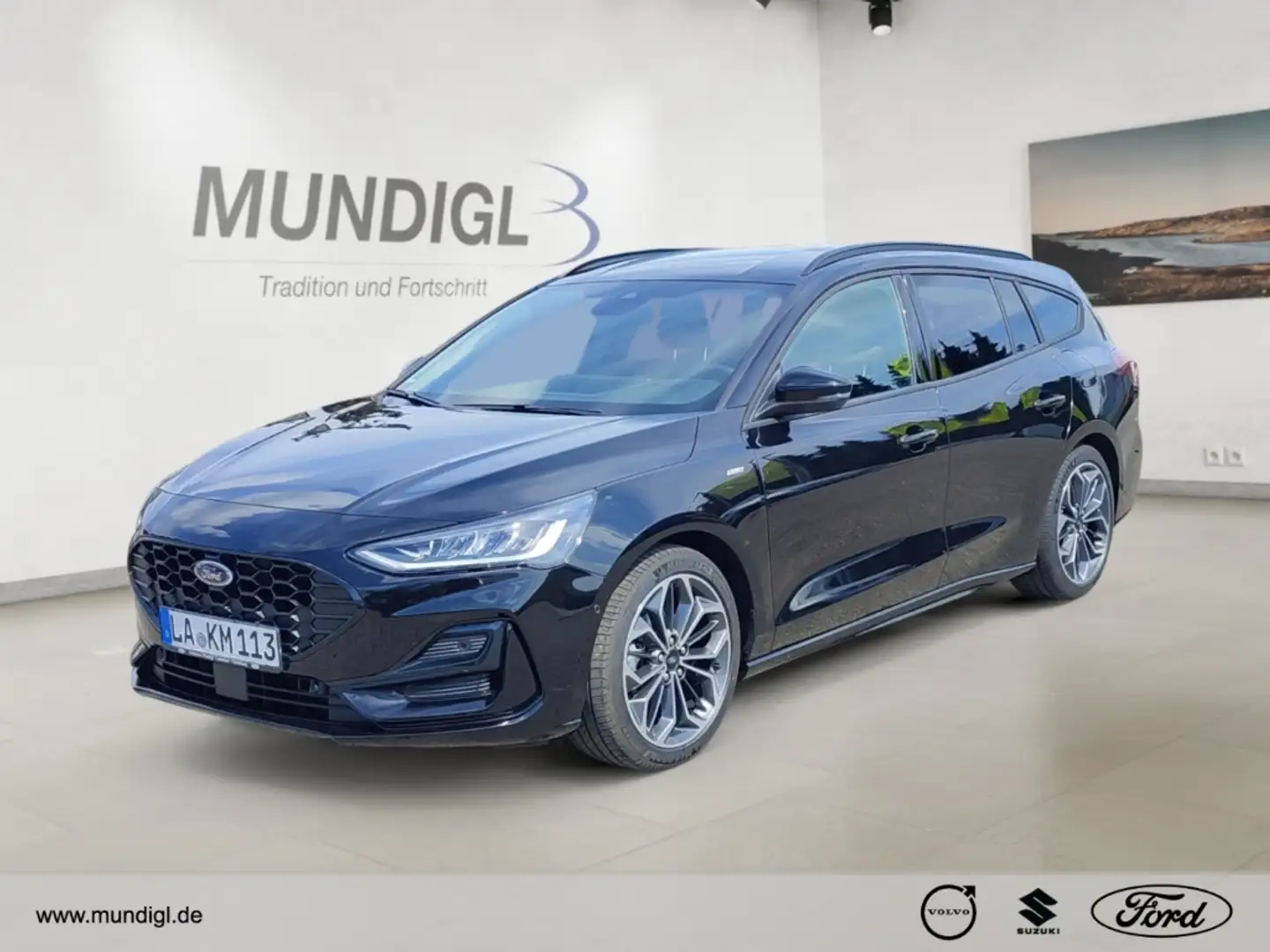 Ford Focus Turnier ST-Line X NAVI ACC Klimaaut Headup SHZ FSH Noir - 1