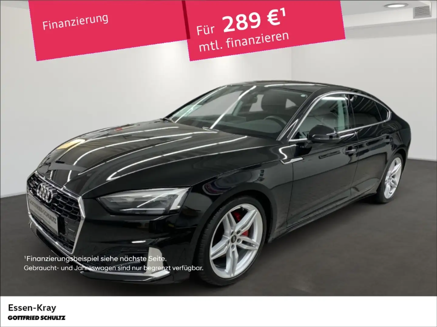 Audi A5 Sportback 40 TFSI quattro advanced AHK Navi LED Noir - 1