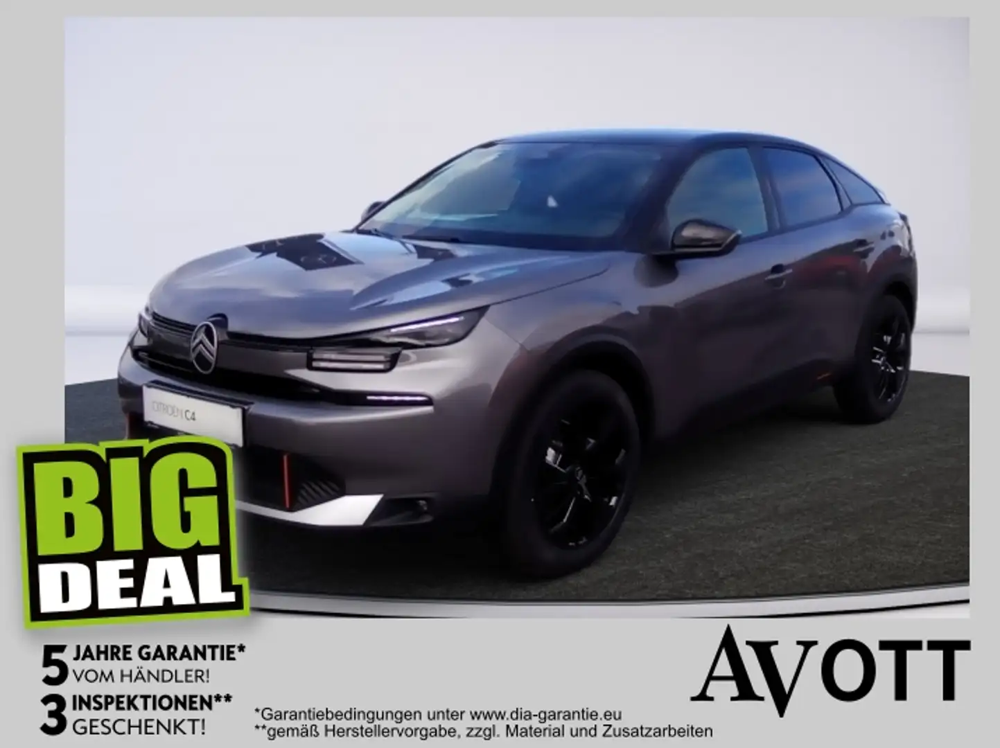 Citroen C4 Hybrid mHEV 145 e-DSC6 Collection Gris - 1