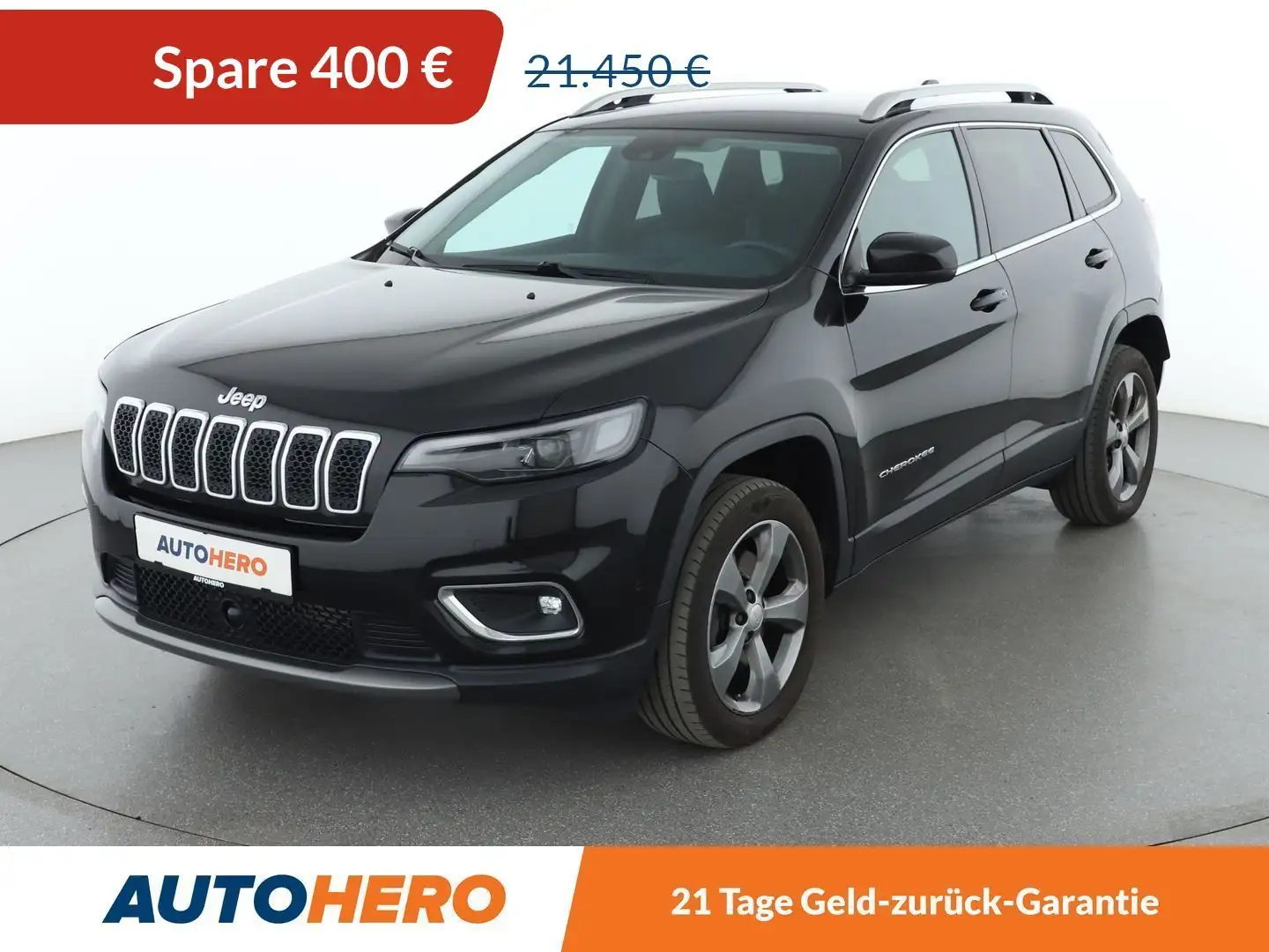 Jeep Cherokee 2.2 M-Jet Limited 4WD *NAVI*ACC*CAM*PDC*ALU* Noir - 1