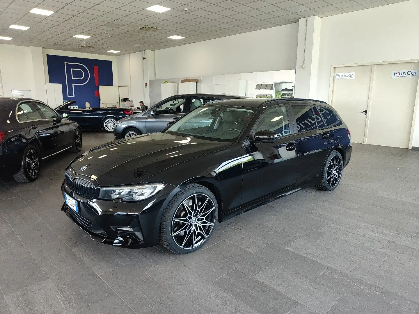 BMW 330 d 48V MHEV Touring Auto Navi FariLED Pelle Nero - 1