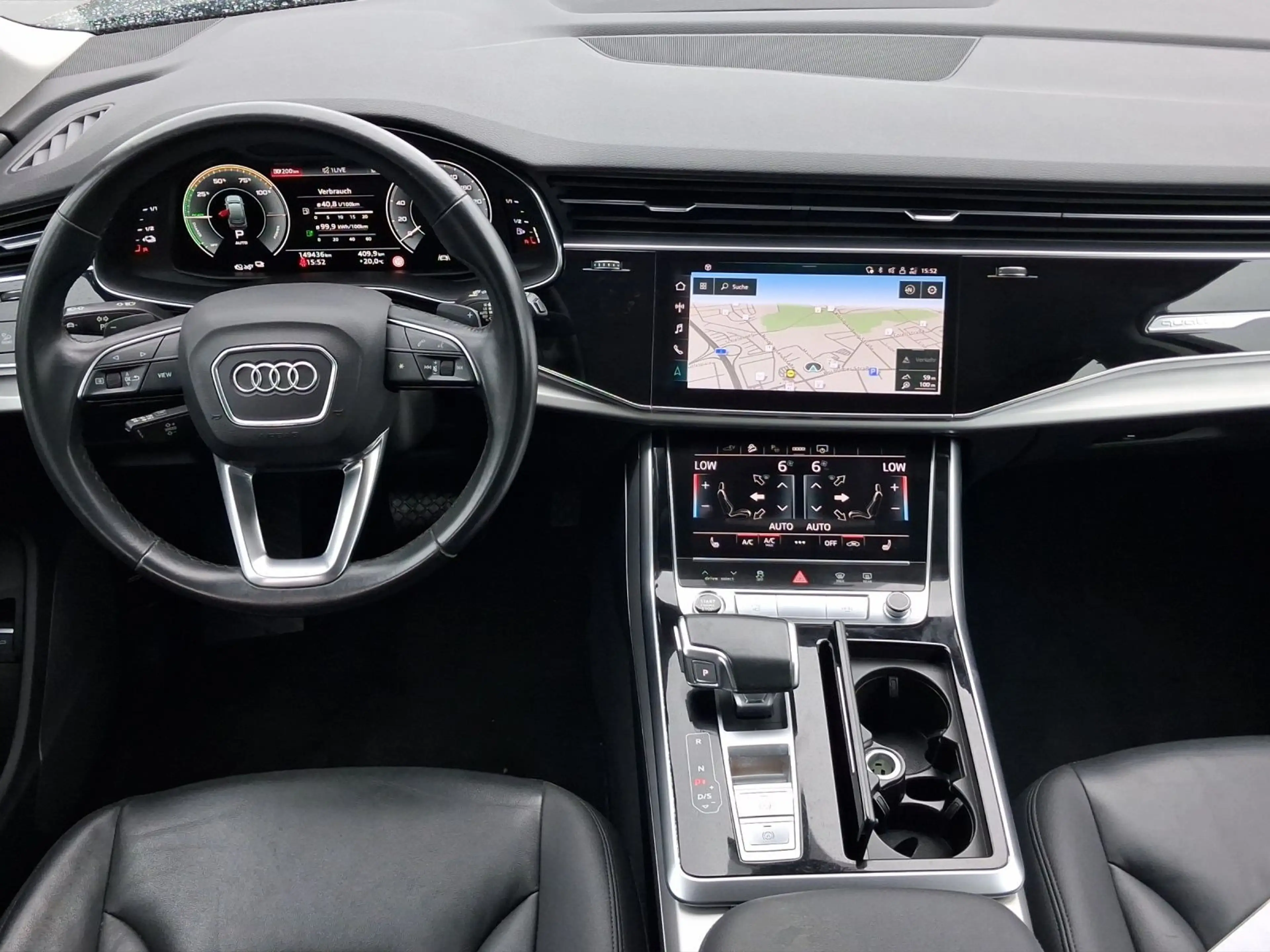 Audi Q7 55 TFSIe Q LEDER LM19 KAMERA NAVI+ — photo 6