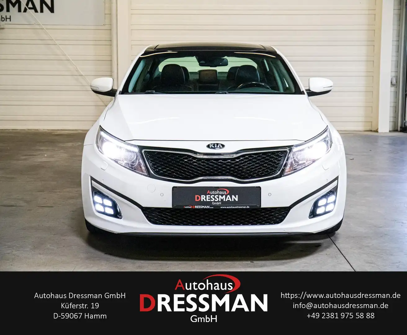 Kia Optima Spirit Limo PANO XENON SITZKLIMA MEMORY Weiß - 2