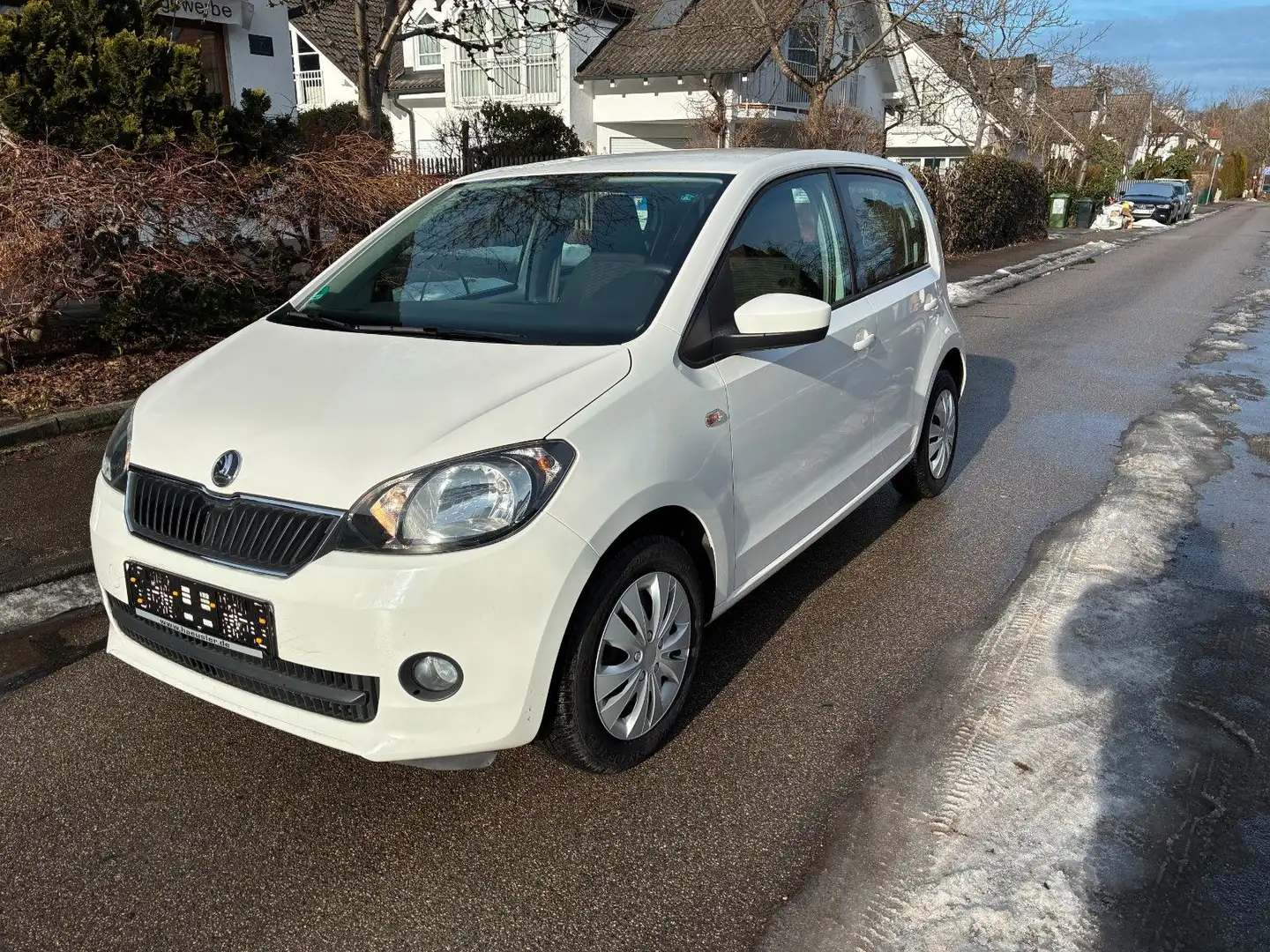 Skoda Citigo Elegance Klima Alu Allwetter TÜV neu Weiß - 1