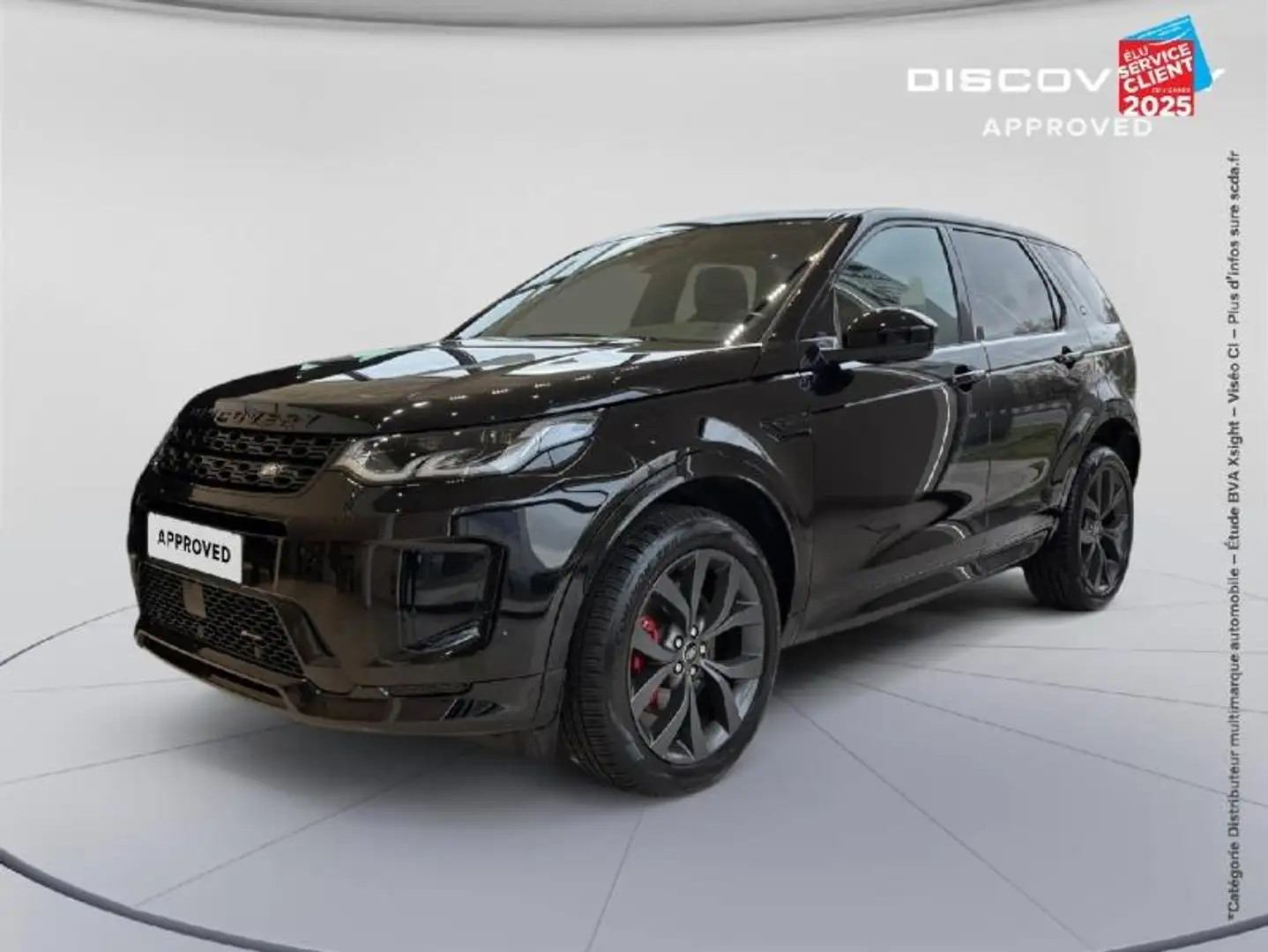 Land Rover Discovery Sport 2.0 P200 200ch Flex Fuel Dynamic SE Tpano Sieges cuir GPS Meridian Noir - 1