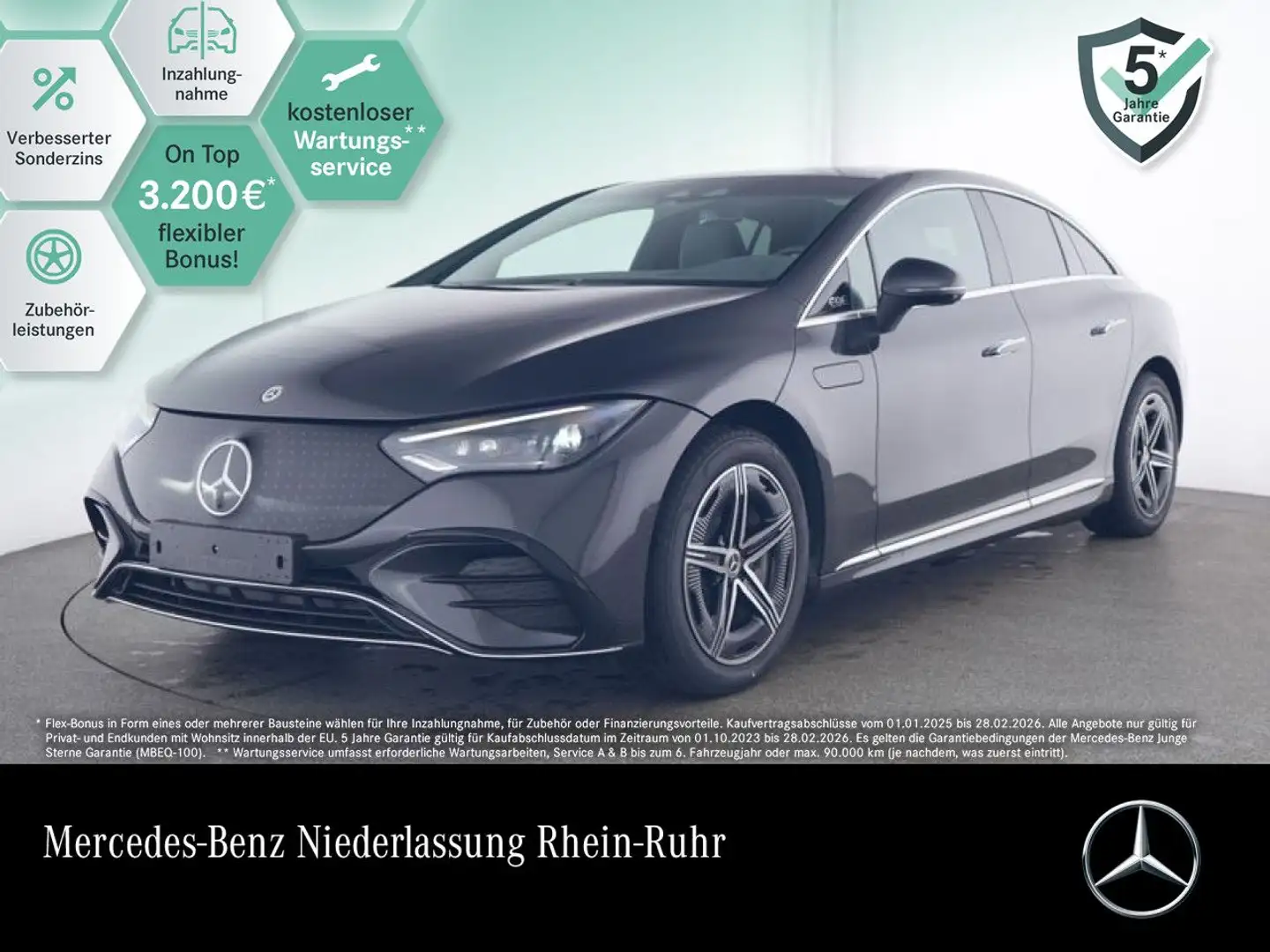 Mercedes-Benz EQE 350 AMG Burmester 3D Fahrass 360° Pano Distr. Grijs - 1