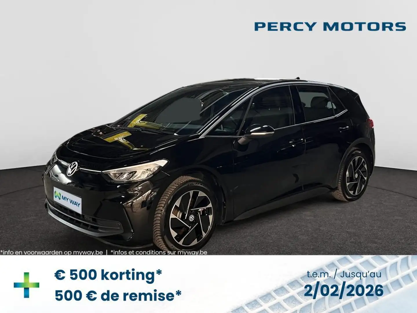 Volkswagen ID.3 Pro Life Business 58 kWh 150 kW (204 ch) 1 vitesses Noir - 1