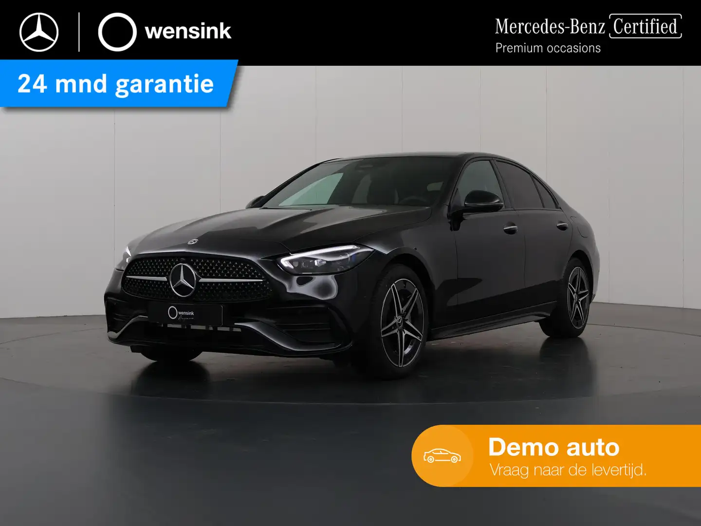 Mercedes-Benz C 300 e star Edition AMG Line | Panoramadak | Night | Di Zwart - 1