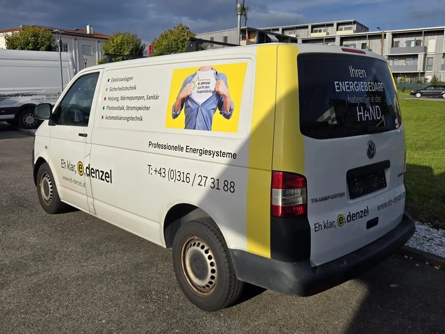 Volkswagen T5 Transporter Kasten MwSt. ausweisbar ** Blanco - 2