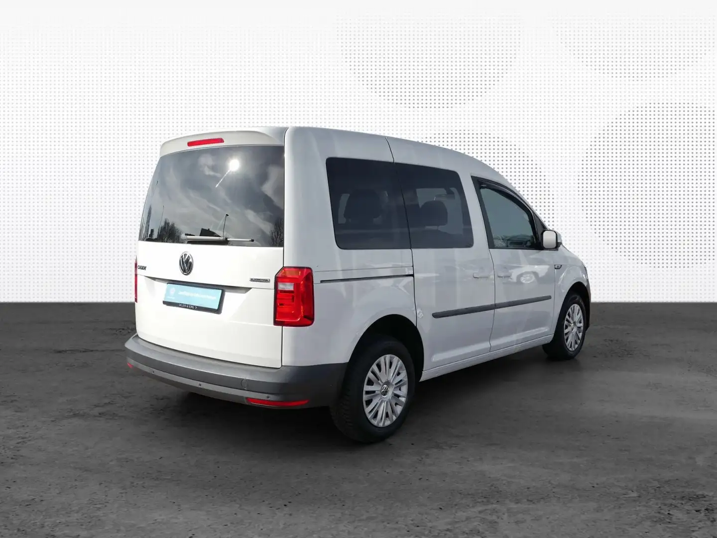 Volkswagen Caddy 1.4 TGI Klima*Licht+Sicht*PDC*Telefon*Sitz Bianco - 2