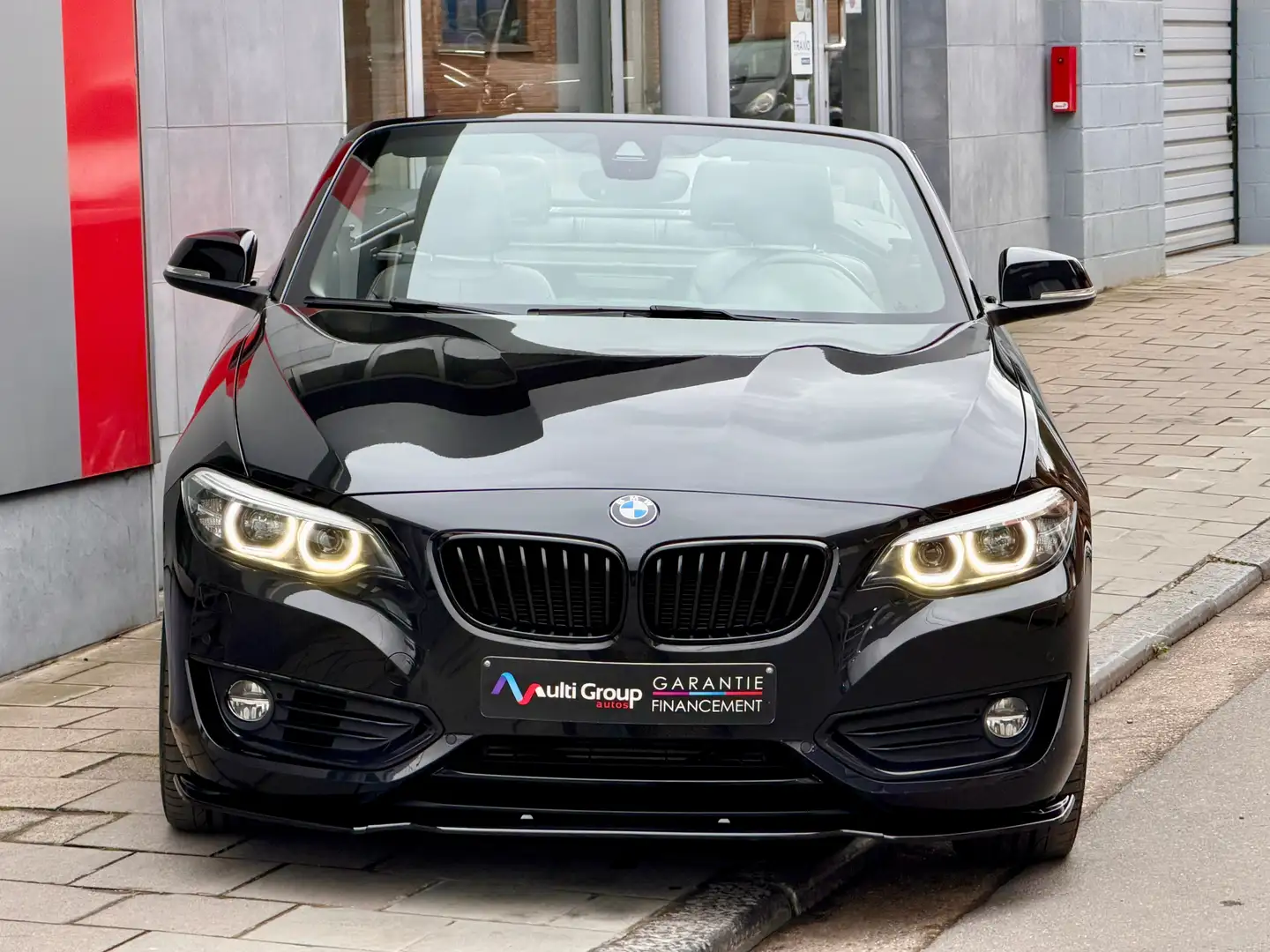 BMW 218 iA CABRIOLET🛑GARANTIE 1an*BT-Auto*Full Option Noir - 2