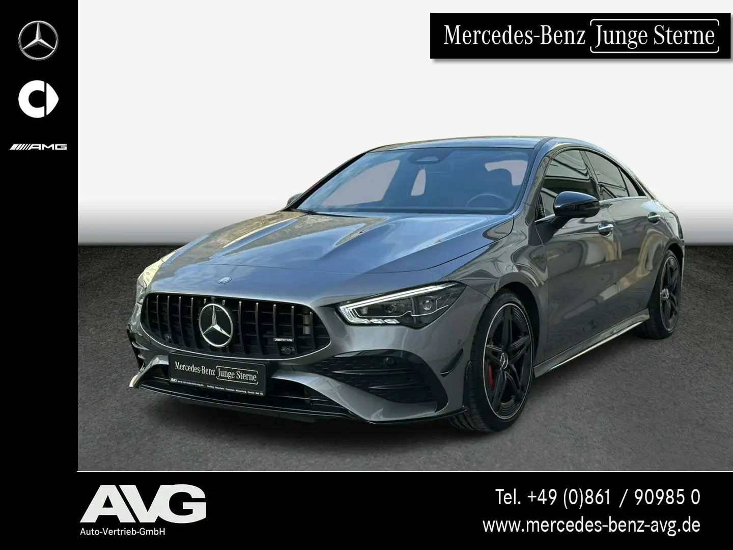 Mercedes-Benz CLA 35 AMG AMG CLA 35 4M AeroDynP Pano Burm Night-II Memory Gris - 1