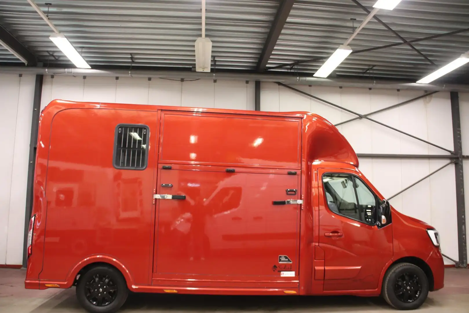 Renault Master Sodiak 180P Paardenwagen Horsetruck PAARDENVERVOER Rood - 2