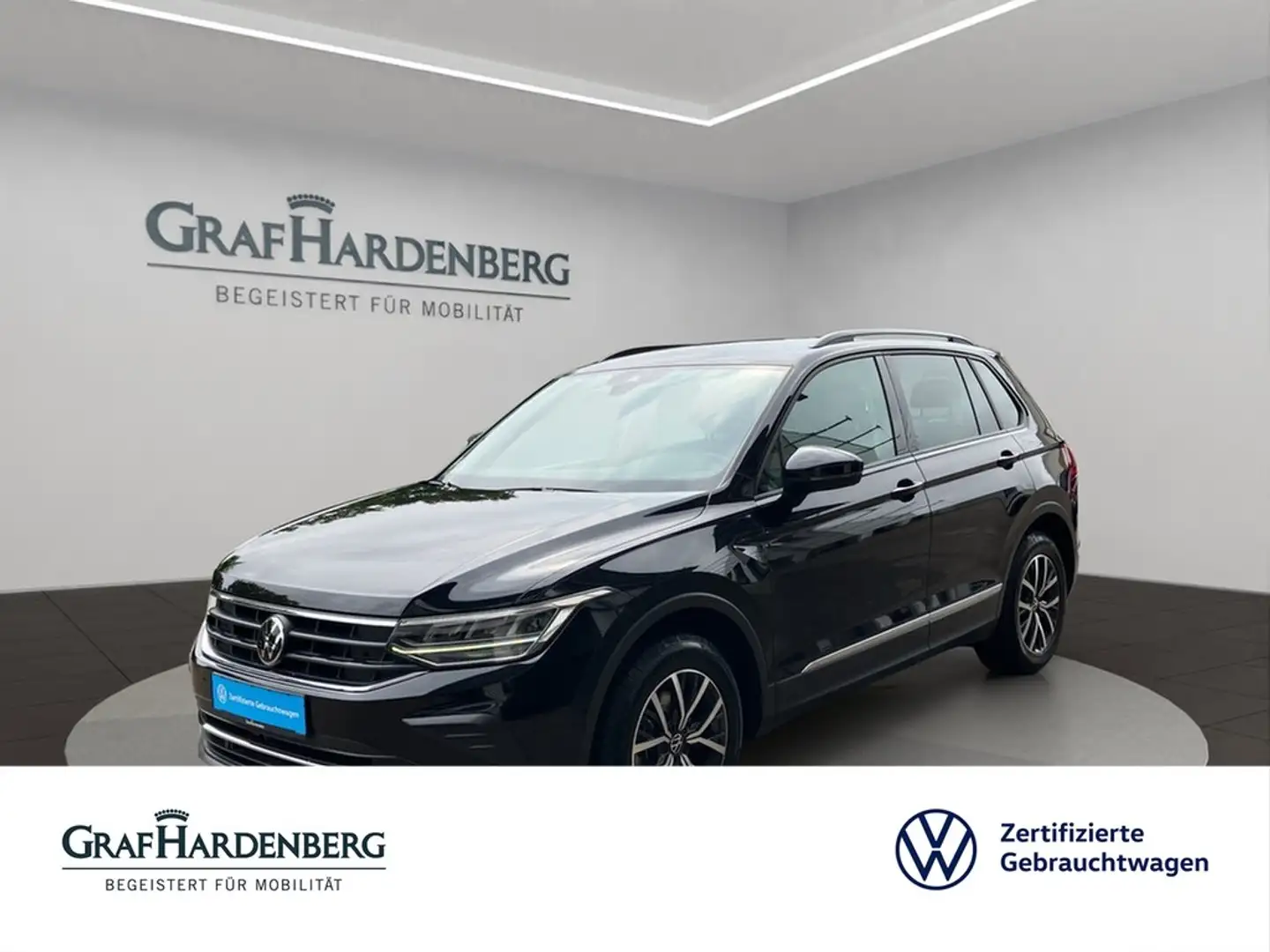 Volkswagen Tiguan Life 2.0 TDI DSG Navi AHK LED Schwarz - 1