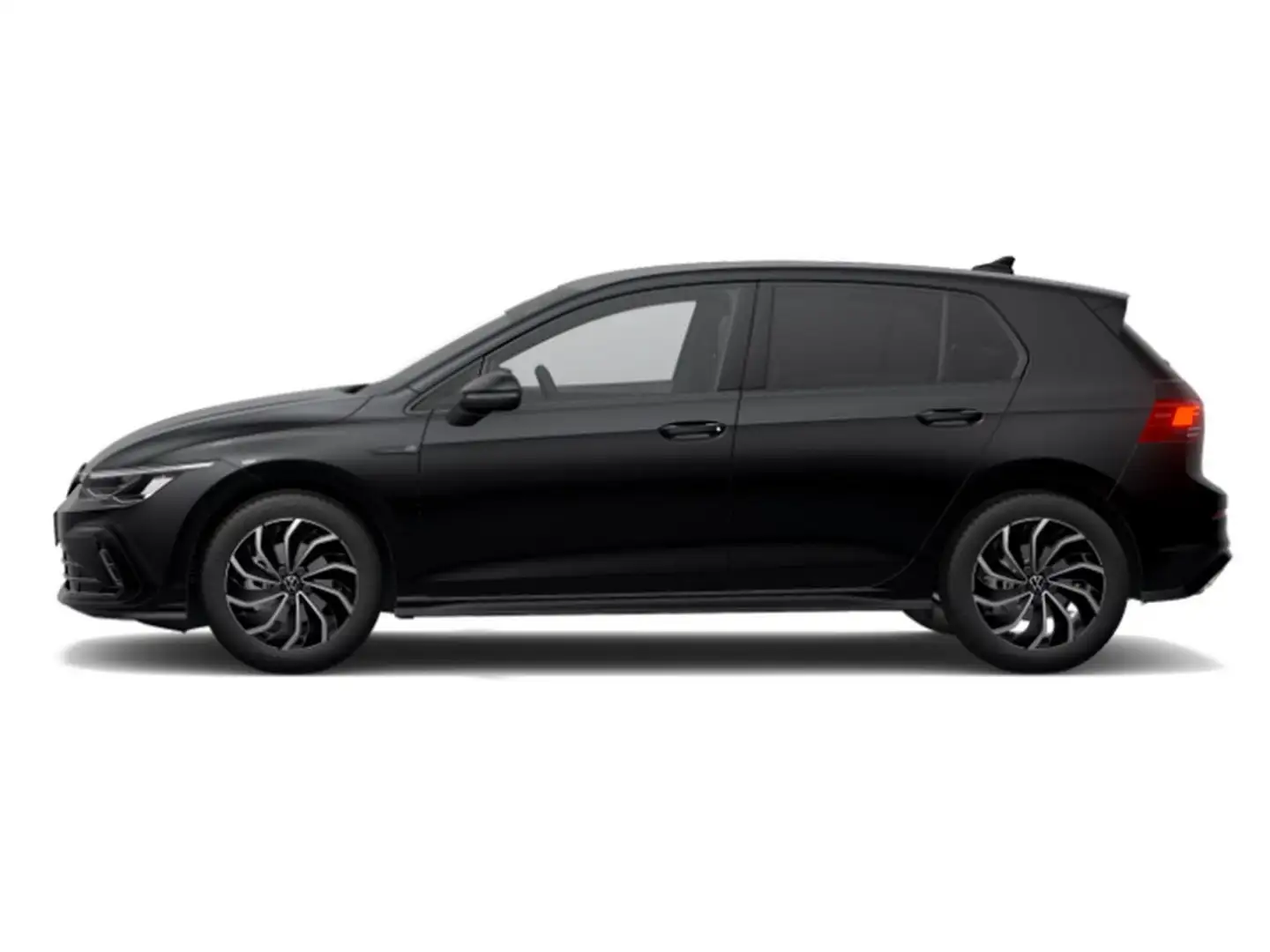 Volkswagen Golf VIII 1.5 eTSI R-line Navi*CAM*ACC*LED Zwart - 2