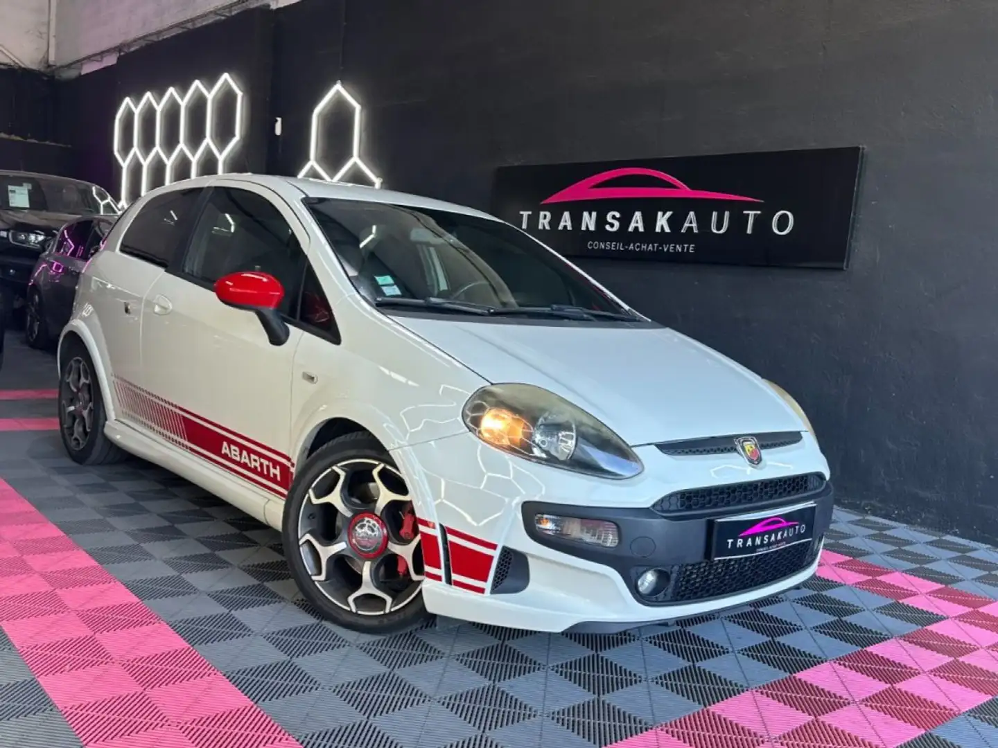 Abarth Punto EVO 1.4 16v Turbo 180ch SuperSport ~ Suivi complet ~ Régulateur de vitesse Blanc - 1