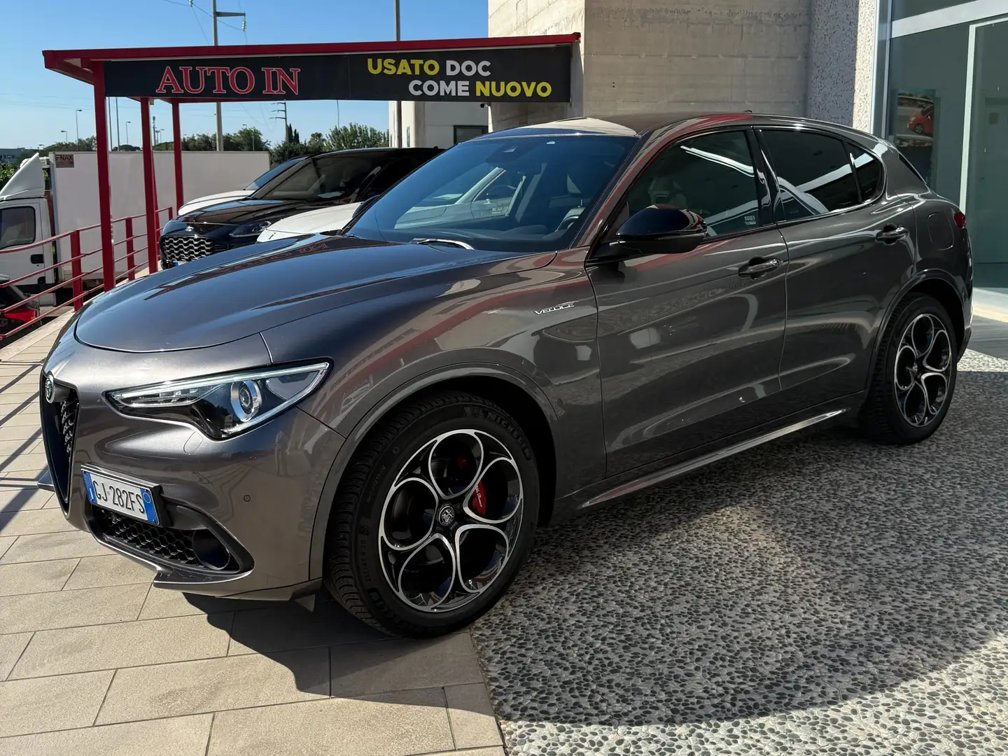 Alfa Romeo Stelvio Stelvio 2.2 t Veloce Q4 210cv auto Gris - 2