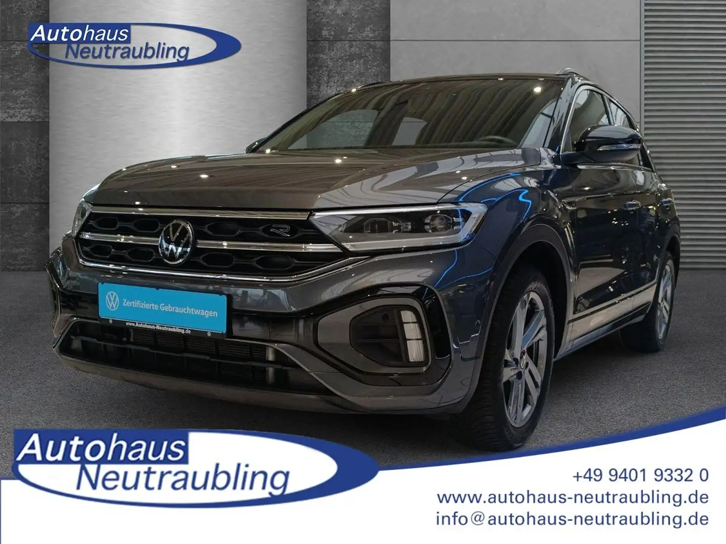 Volkswagen T-Roc 1.5 TSI "R-LINE" 150 PS DSG+AHK+NAVI+REARVIEW Grau - 1