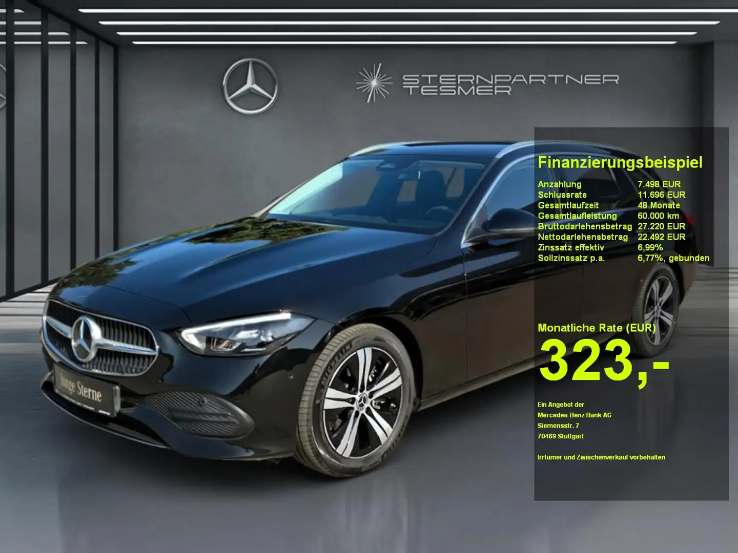 Mercedes-Benz C 200 d T Avantgarde Mbux Kamera SitzHz AppleC. Nero - 1