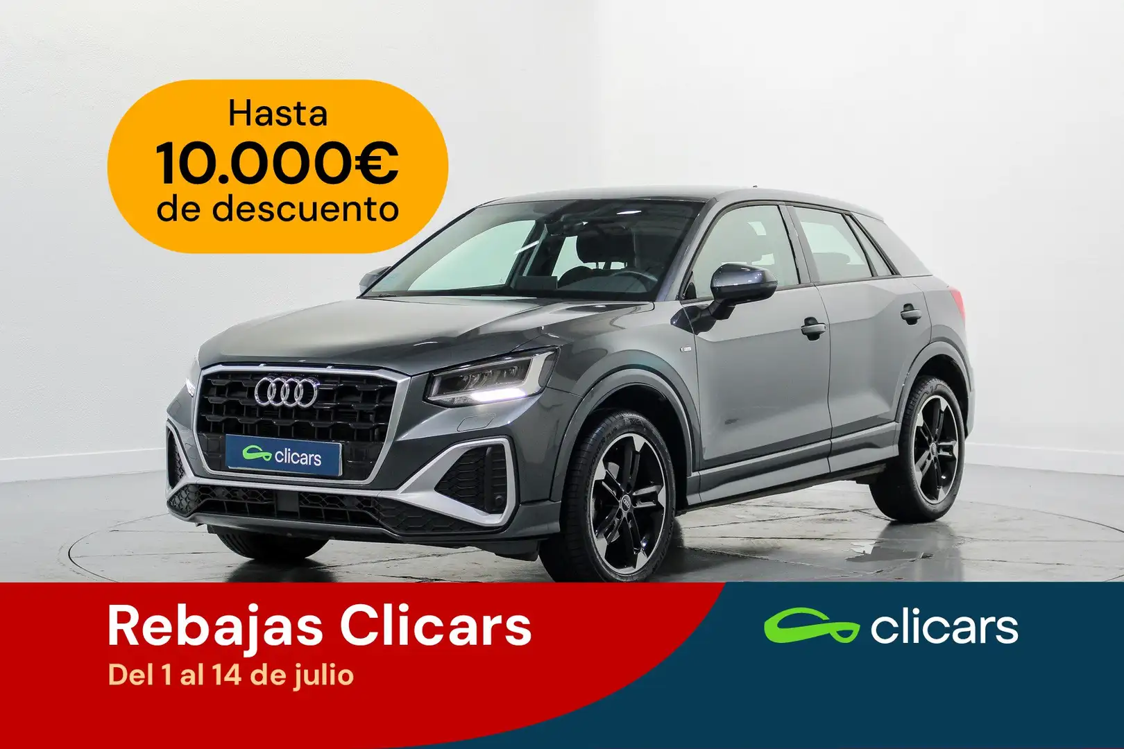 Audi Q2 35 TFSI S line S tronic 110kW Gris - 1