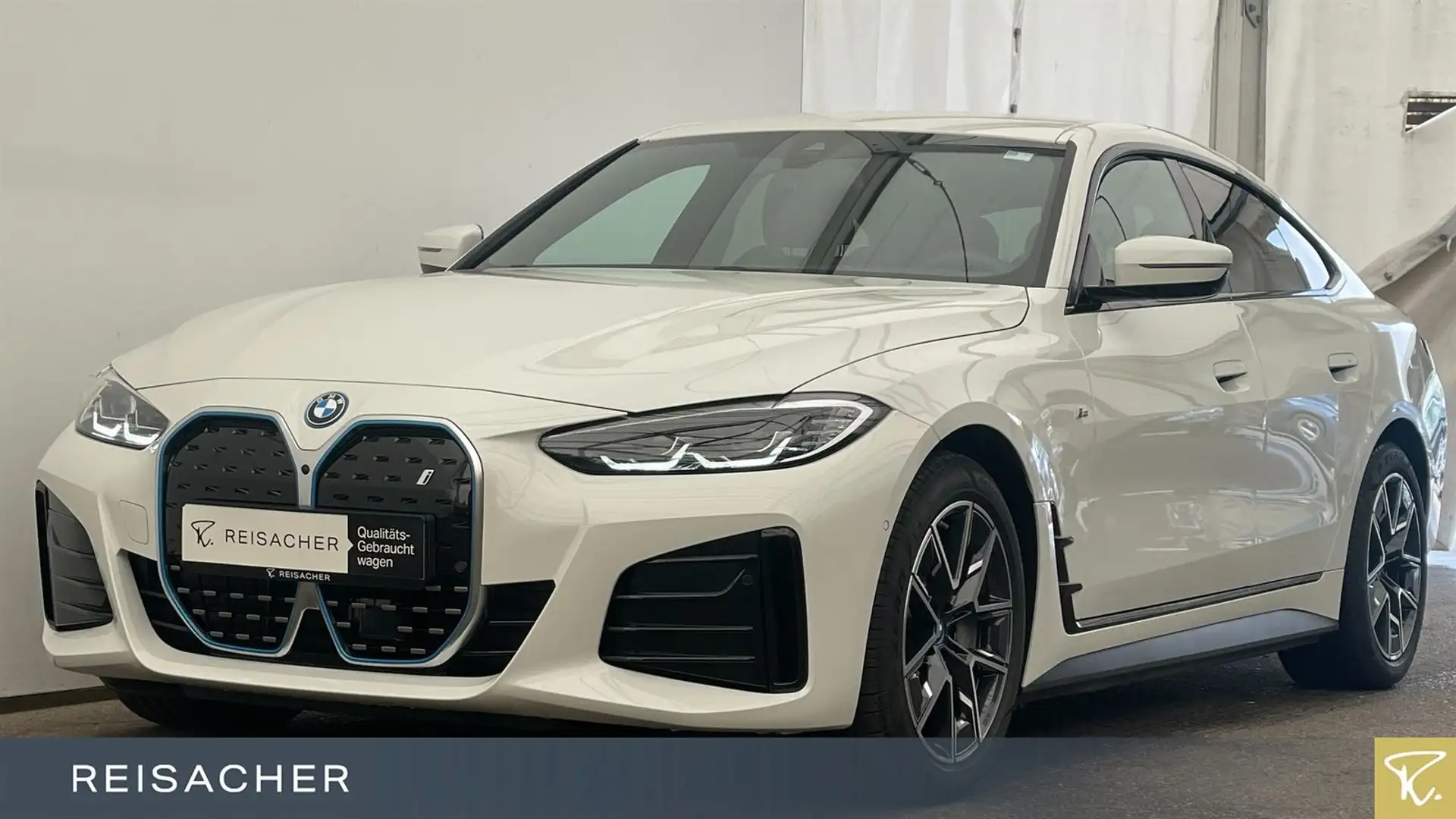 BMW i4 A EDRIVE40 M Sport LCPro SHZ 360 HuD HiFi 18" Blanc - 1