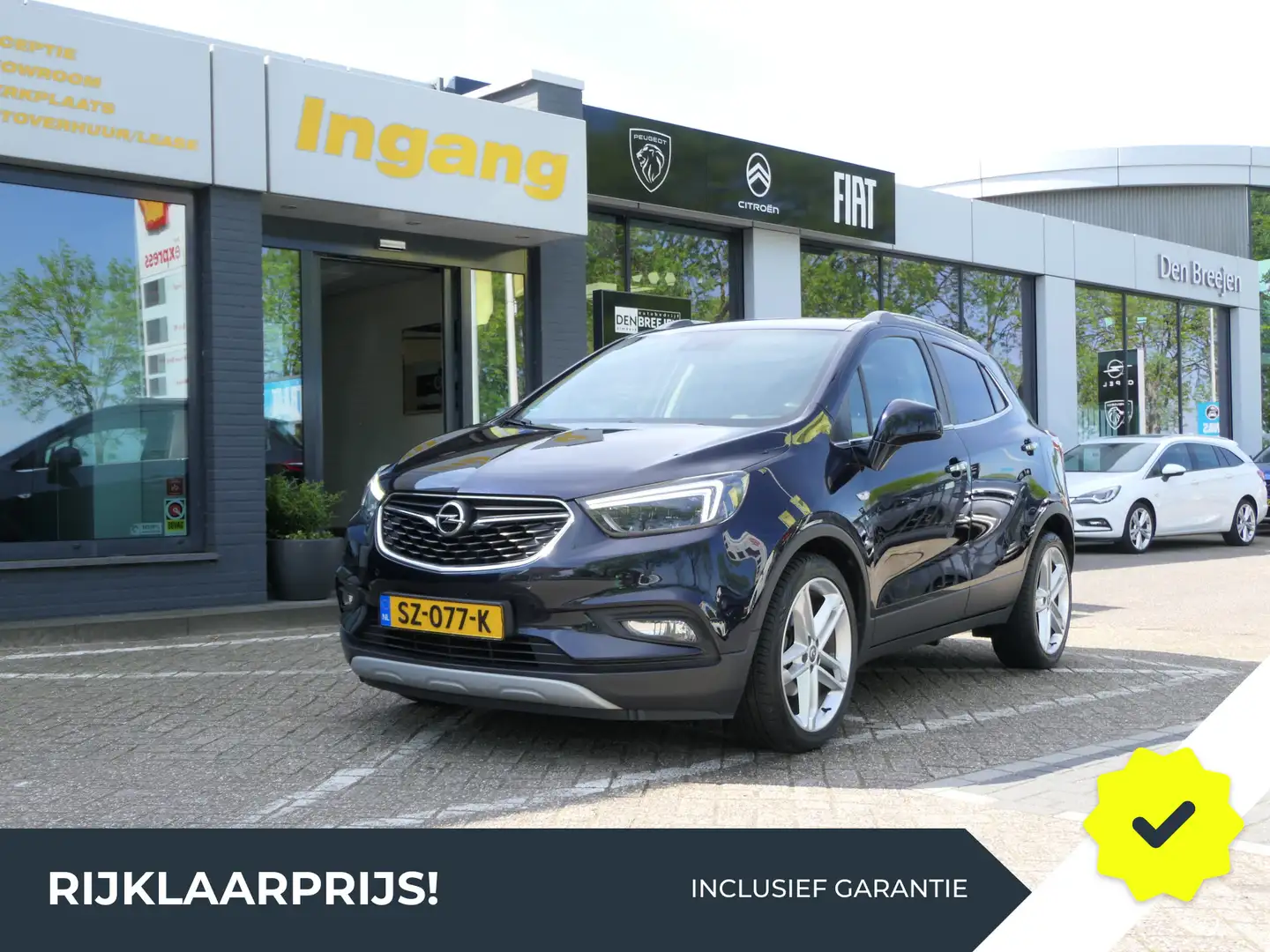 Opel Mokka X 1.4 Turbo Innovation | Schuif-kanteldak | Leder | Blau - 1