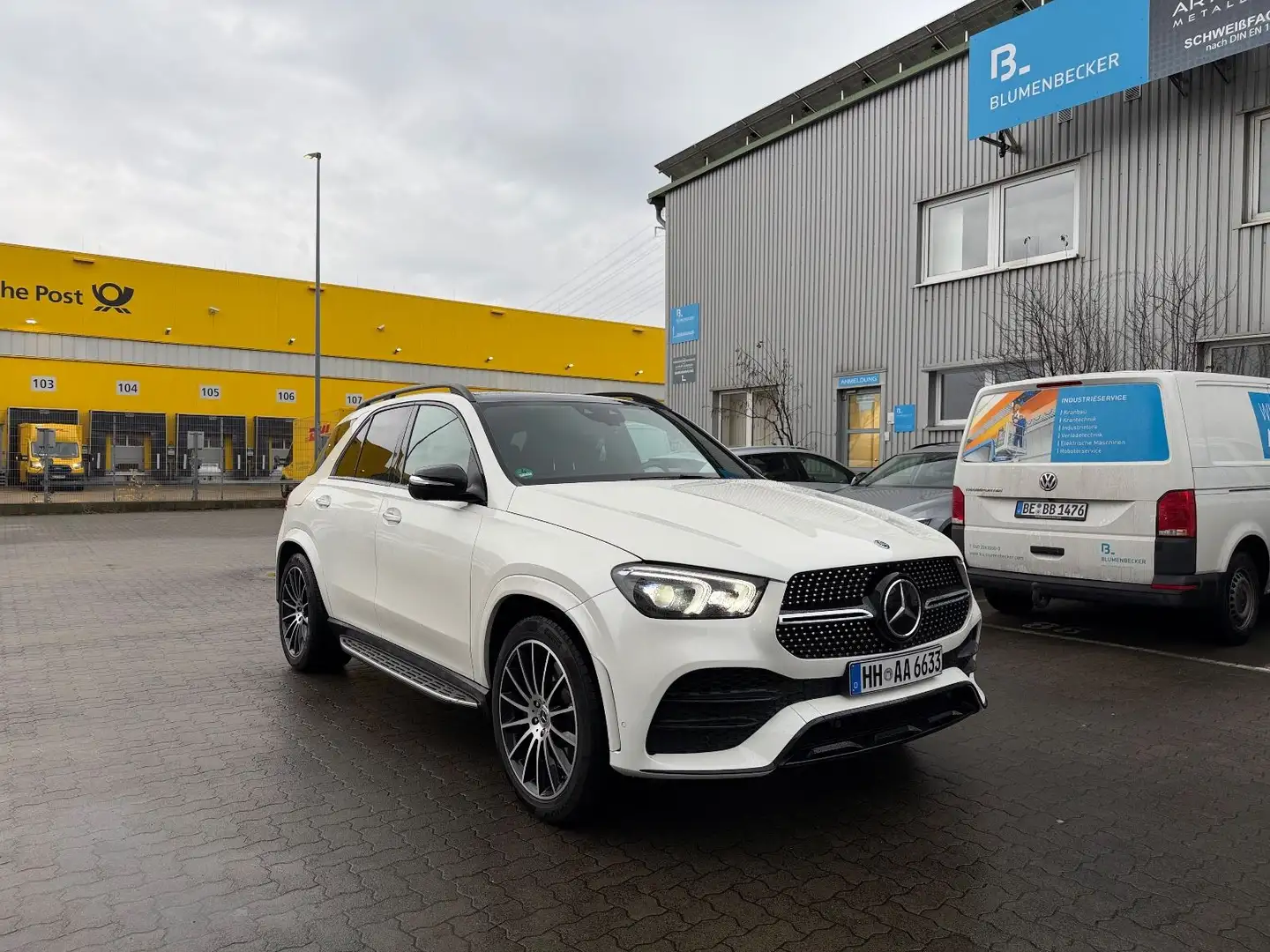 Mercedes-Benz GLE 450 7-Sitzer AHK Burm. HeadUp Weiß - 1