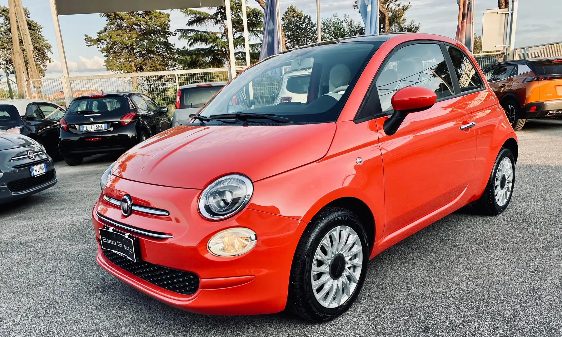 Fiat 500 LOUNGE POSS.PACK MEDIA **VED.NOTE** Rosso - 1