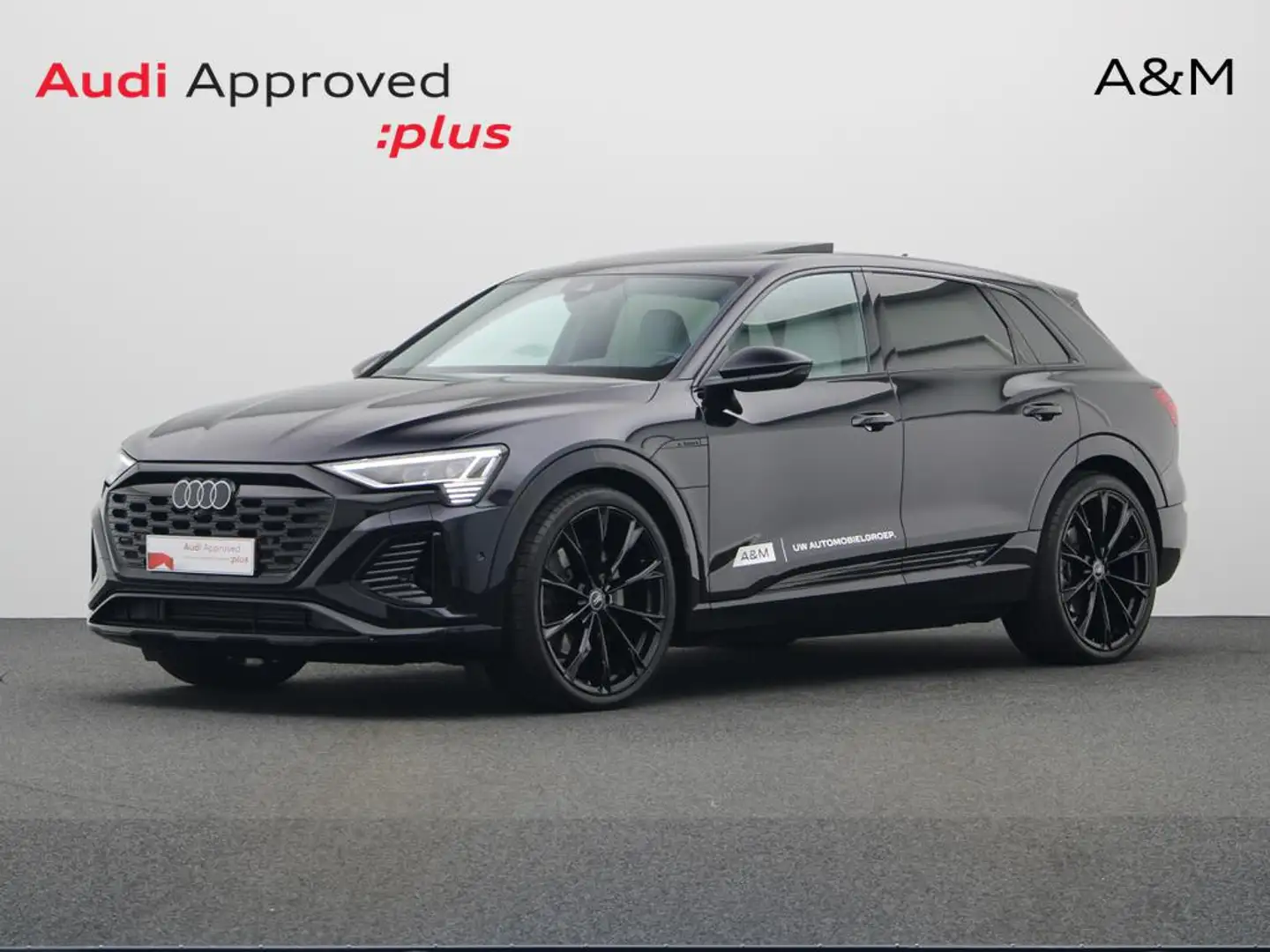 Audi Q8 e-tron EXCLUSIVE - 50 - 95 KWH - 340 PK - QUATTRO Schwarz - 1