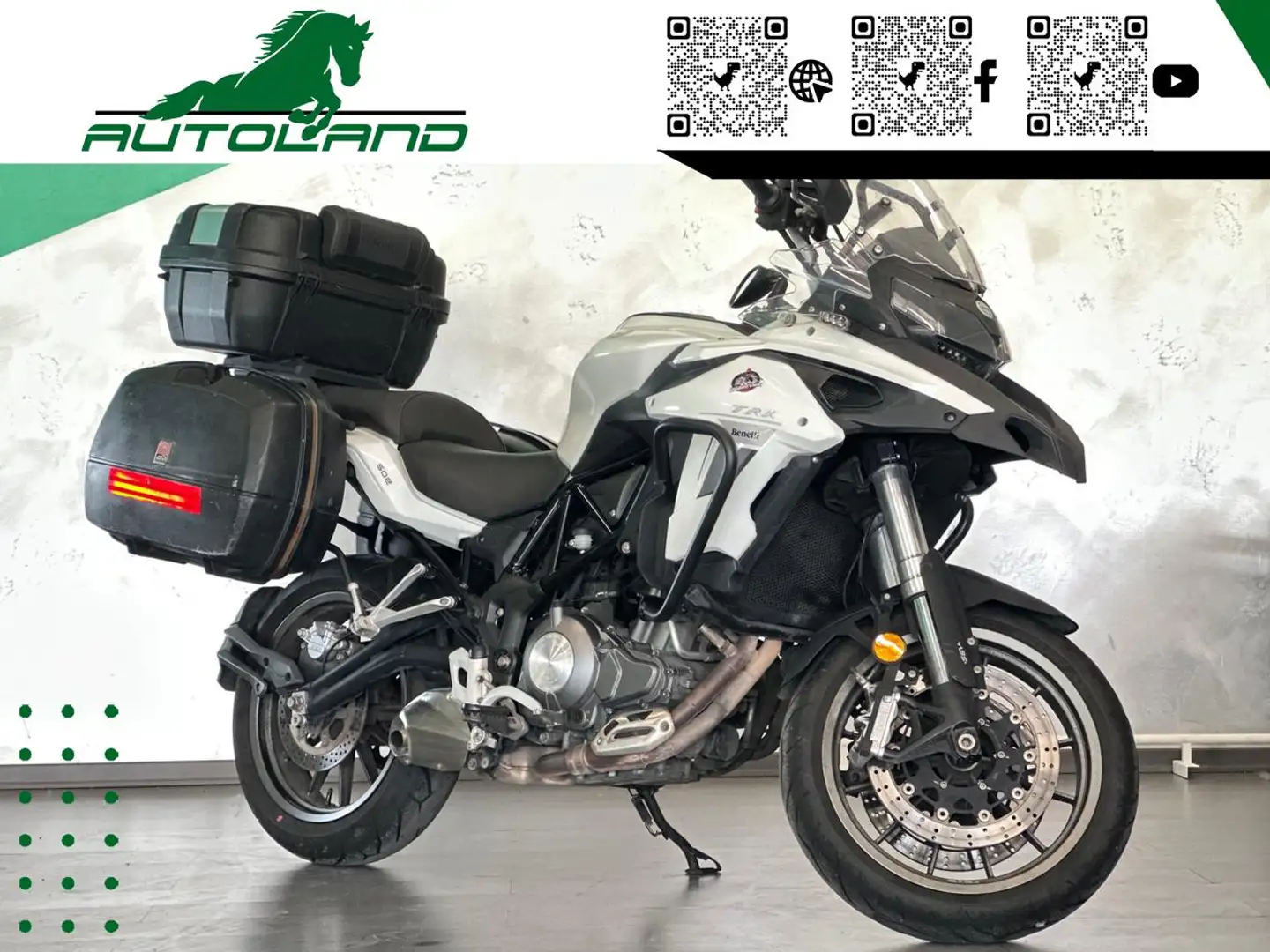 Benelli TRK 502 Borse Laterali*Baule posteriore*Finanziabile Blanco - 2