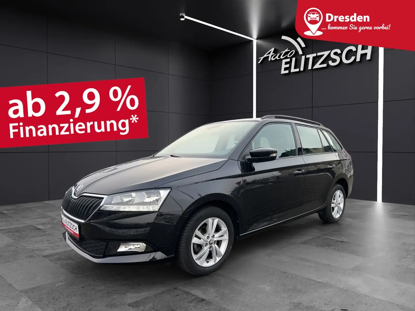 Skoda Fabia Combi Ambition TSI SH Kamera DAB Klima Schwarz - 1