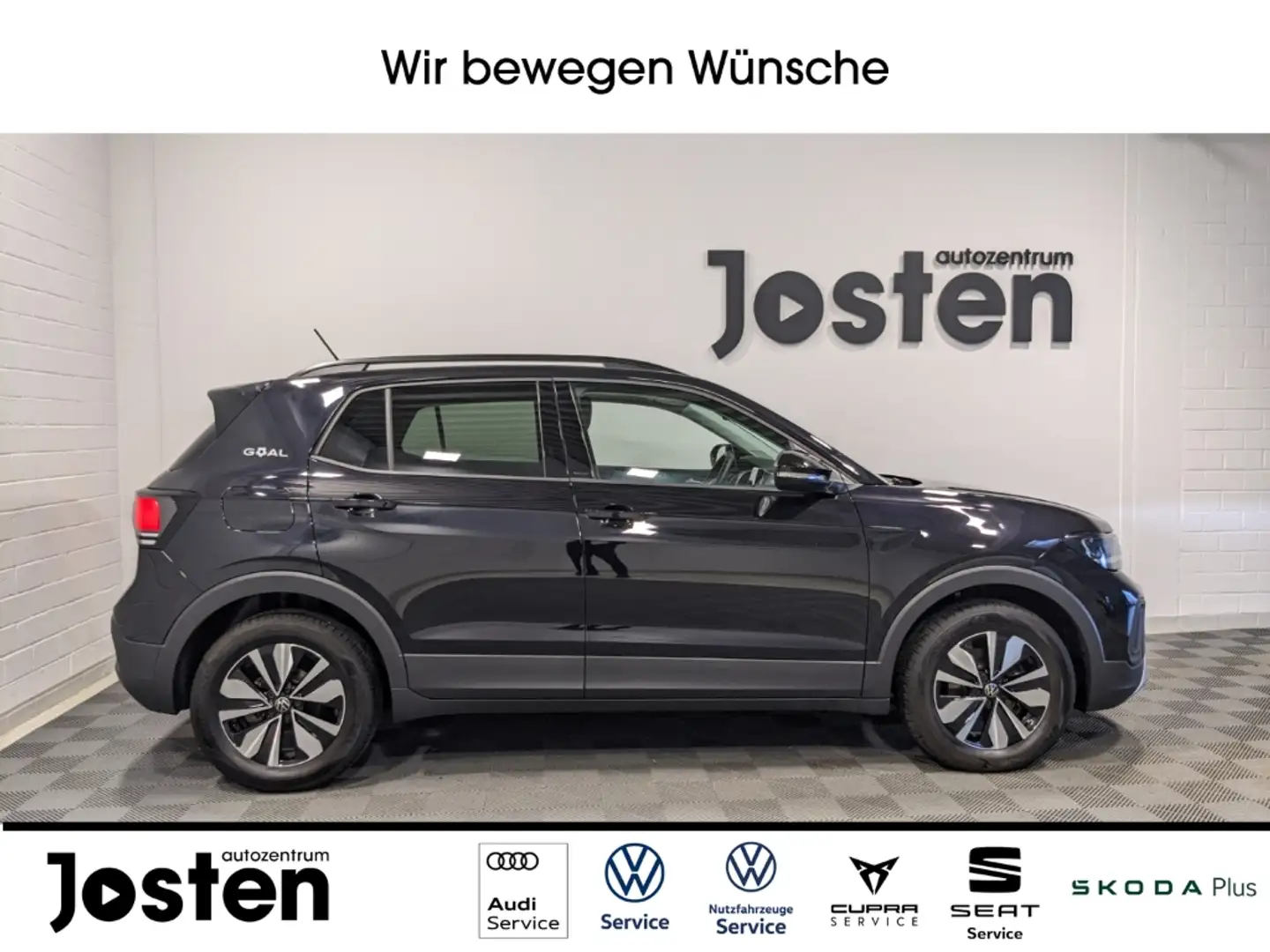 Volkswagen T-Cross Goal 1.0 TSI DSG Virtual CarPlay SHZ ACC Schwarz - 2