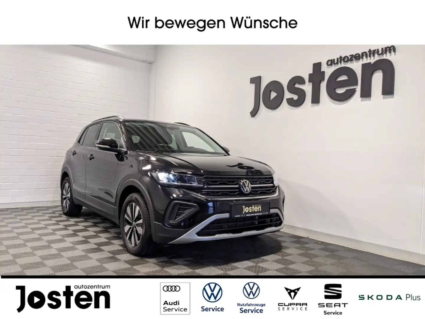 Volkswagen T-Cross Goal 1.0 TSI DSG Virtual CarPlay SHZ ACC Schwarz - 1