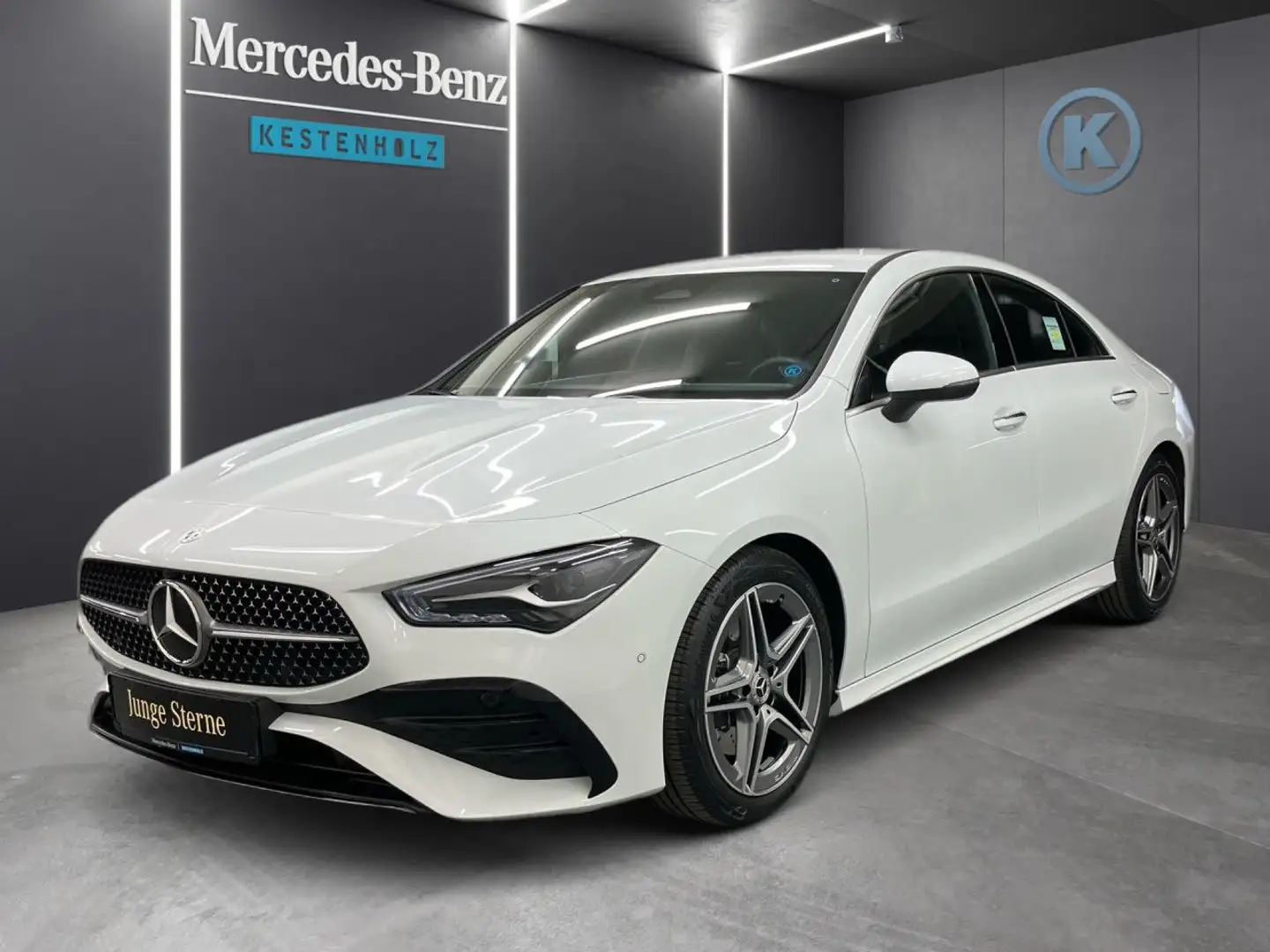 Mercedes-Benz CLA 200 Cp. AMG LED Keyl-GO Kamera Laderaump PTS Blanc - 2