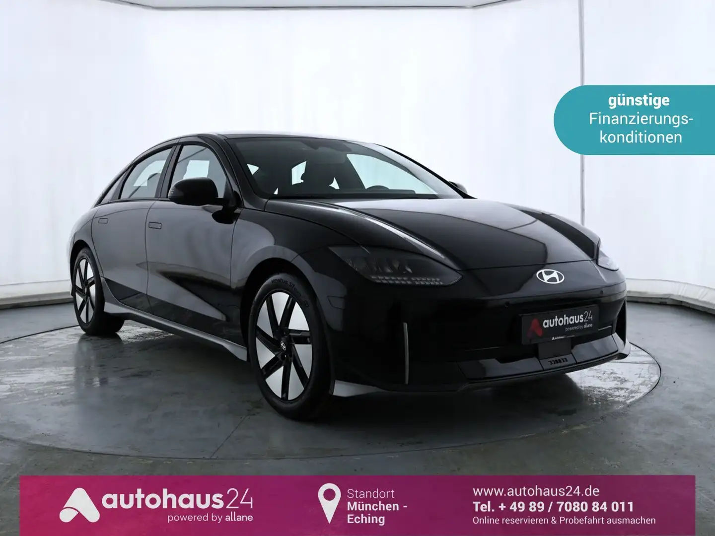 Hyundai IONIQ 6 53kWh LED|Navi|PDC|Kamera|Sitzheizung Schwarz - 1