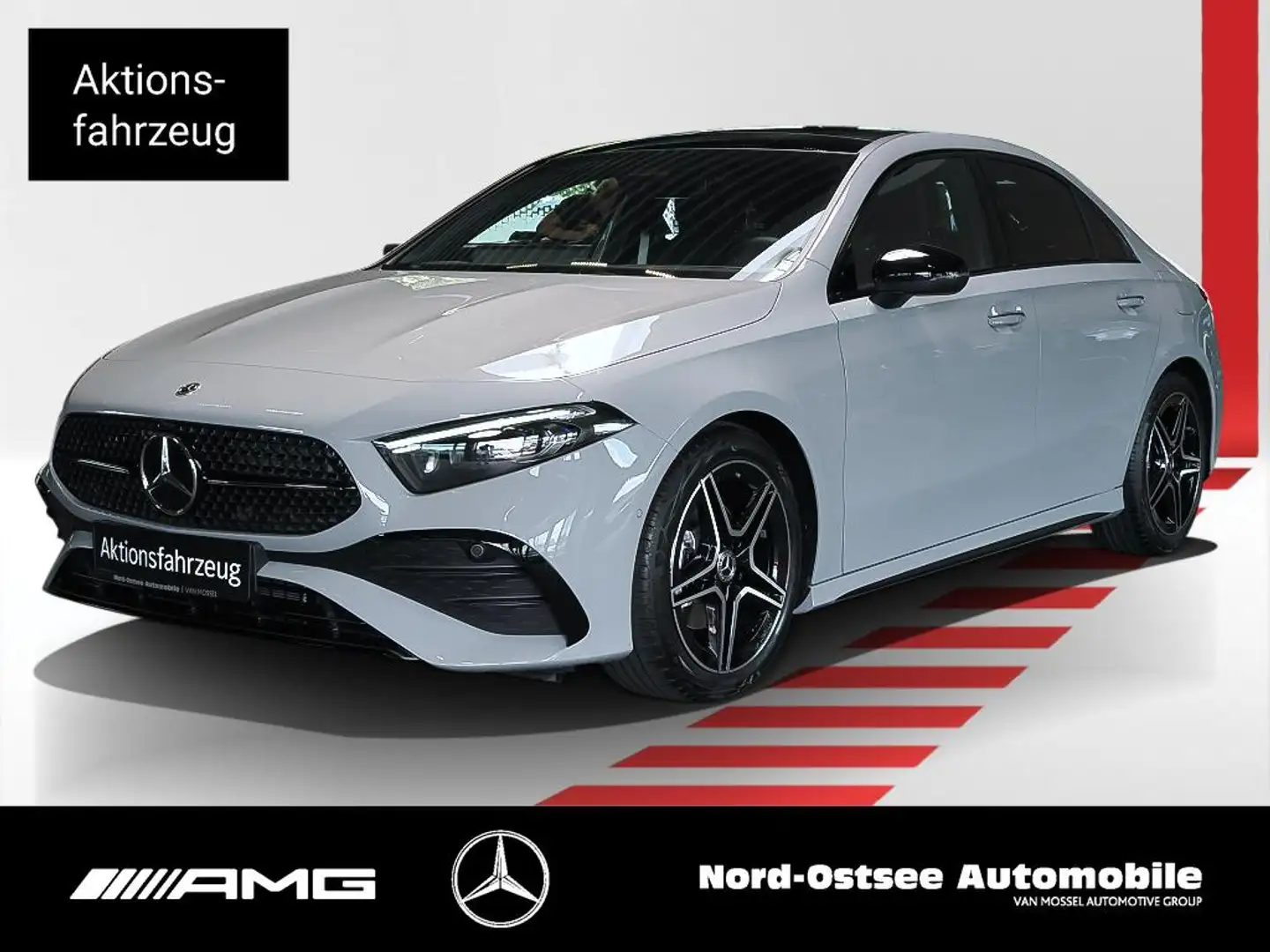 Mercedes-Benz A 180 Limousine AMG-EDIT NIGHT MULTIBEAM SOUND Grau - 1