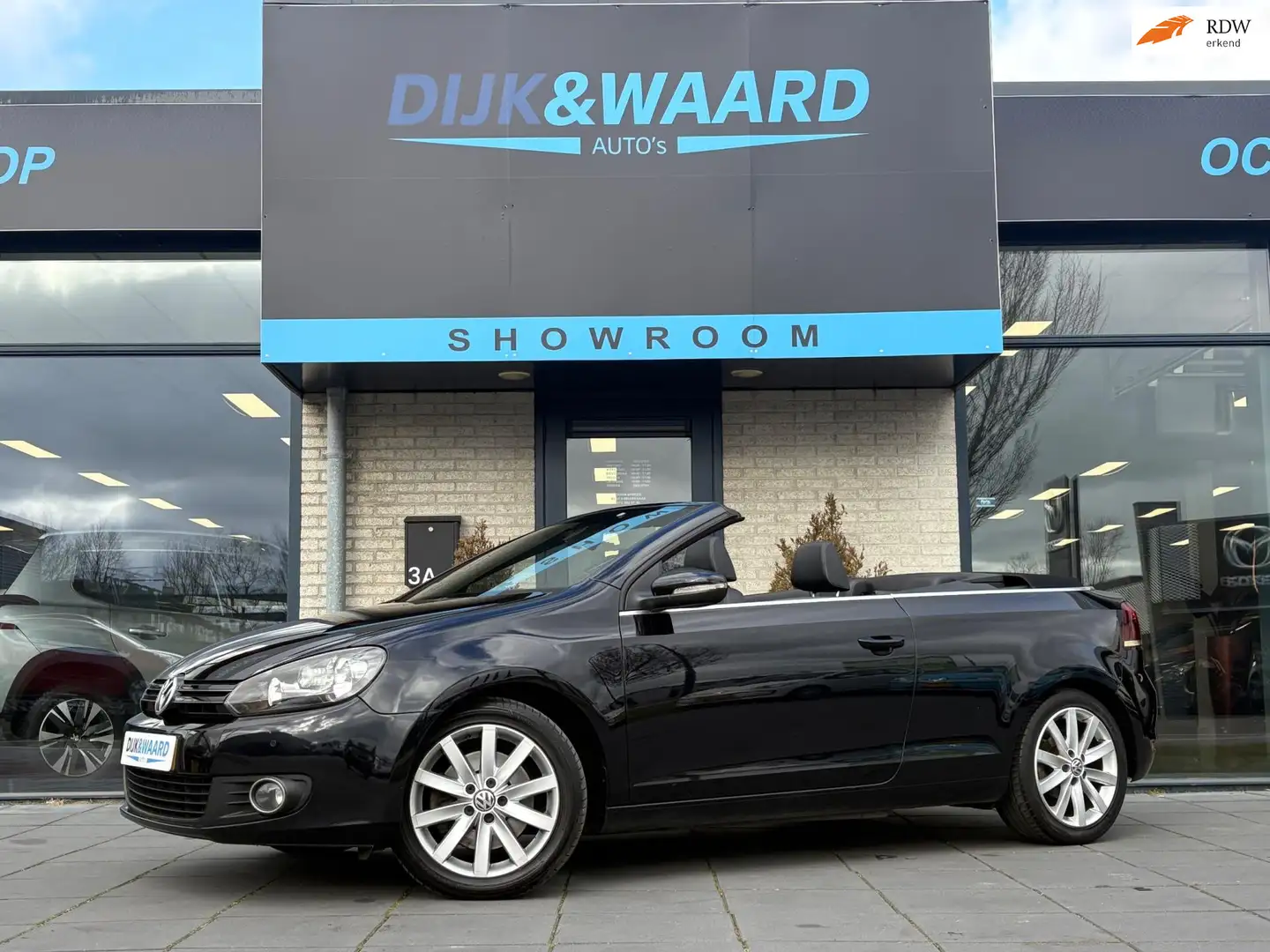 Volkswagen Golf Cabriolet 1.4 TSI AUTOMAAT | AIRCO | CRUISE | BLUETOOTH Zwart - 1