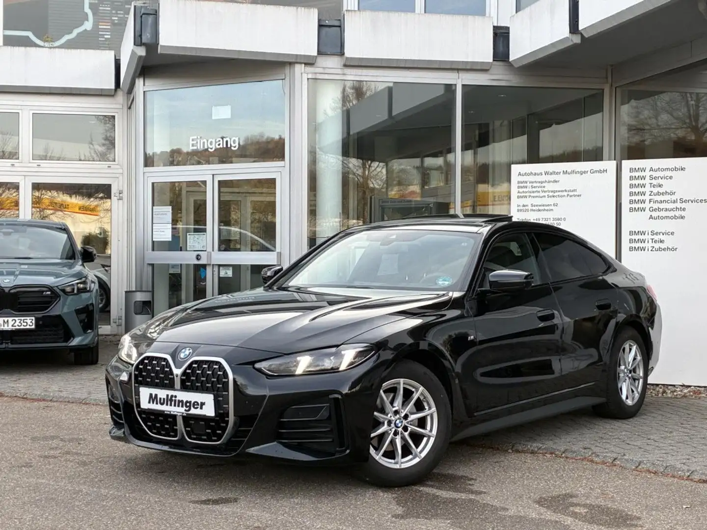 BMW 420 d GC.M Sport Leder HUD ACC SurView GlasDach LED Schwarz - 2