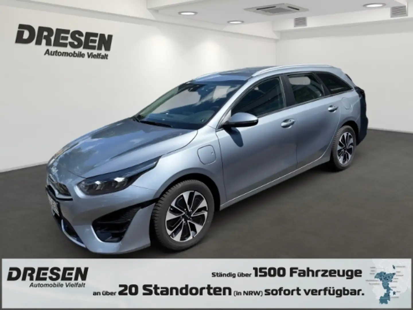 Kia Ceed SW / cee'd SW SPIRIT PHEV 1.6 DCT6 NAVI,DAB,KLIMA,SITZHZG,LENKRA Silber - 1