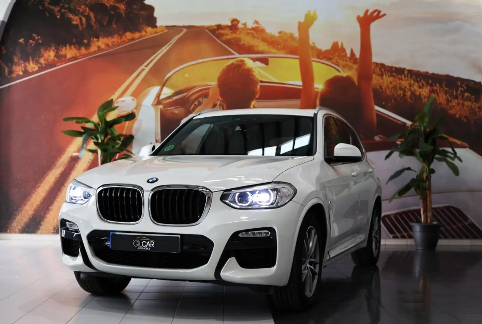 BMW X3 xDrive 20dA Blanc - 2