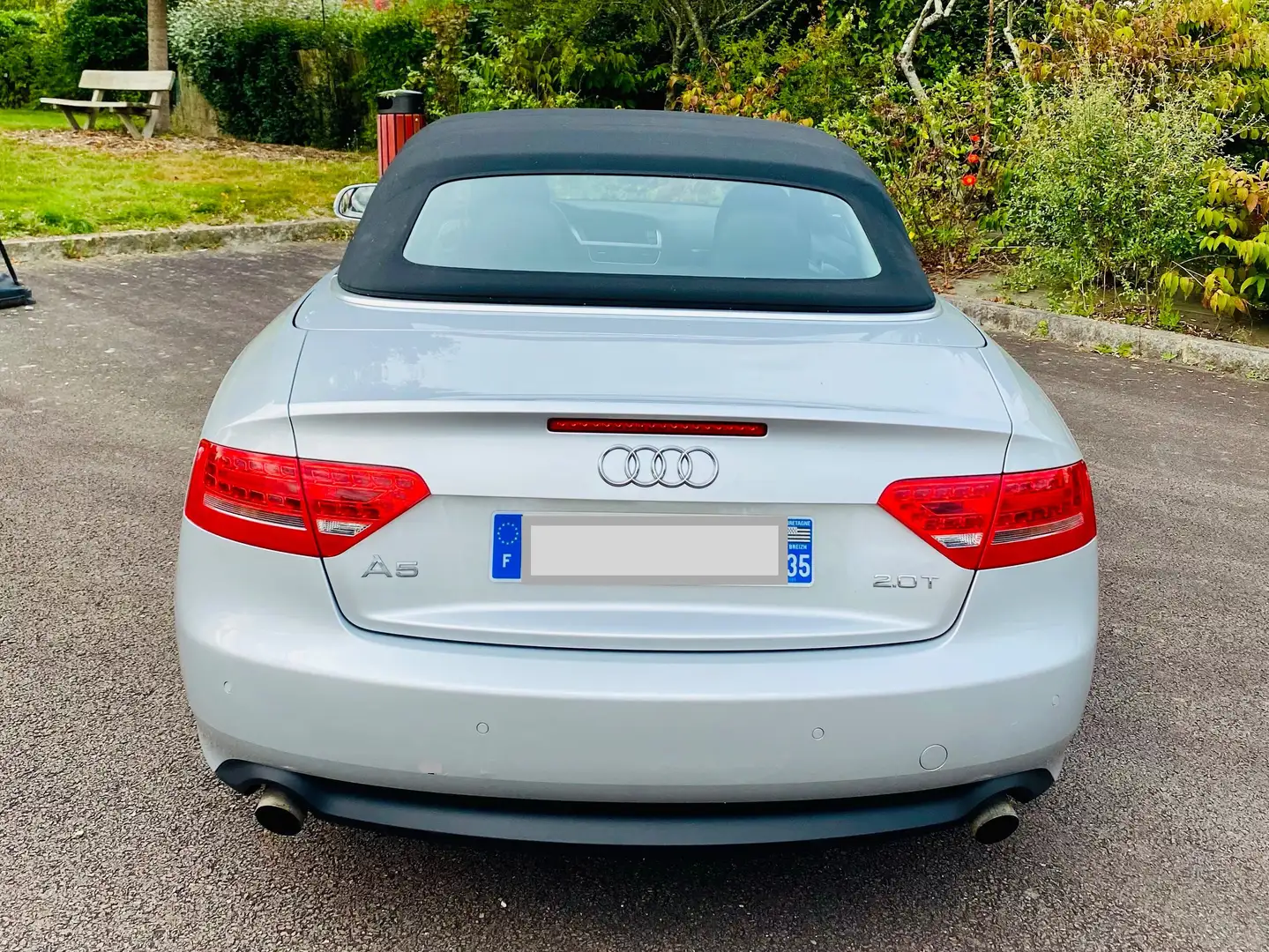 Audi A5 Cabriolet 2.0 TFSI 180 Ambition Luxe Multitronic A Argent - 2