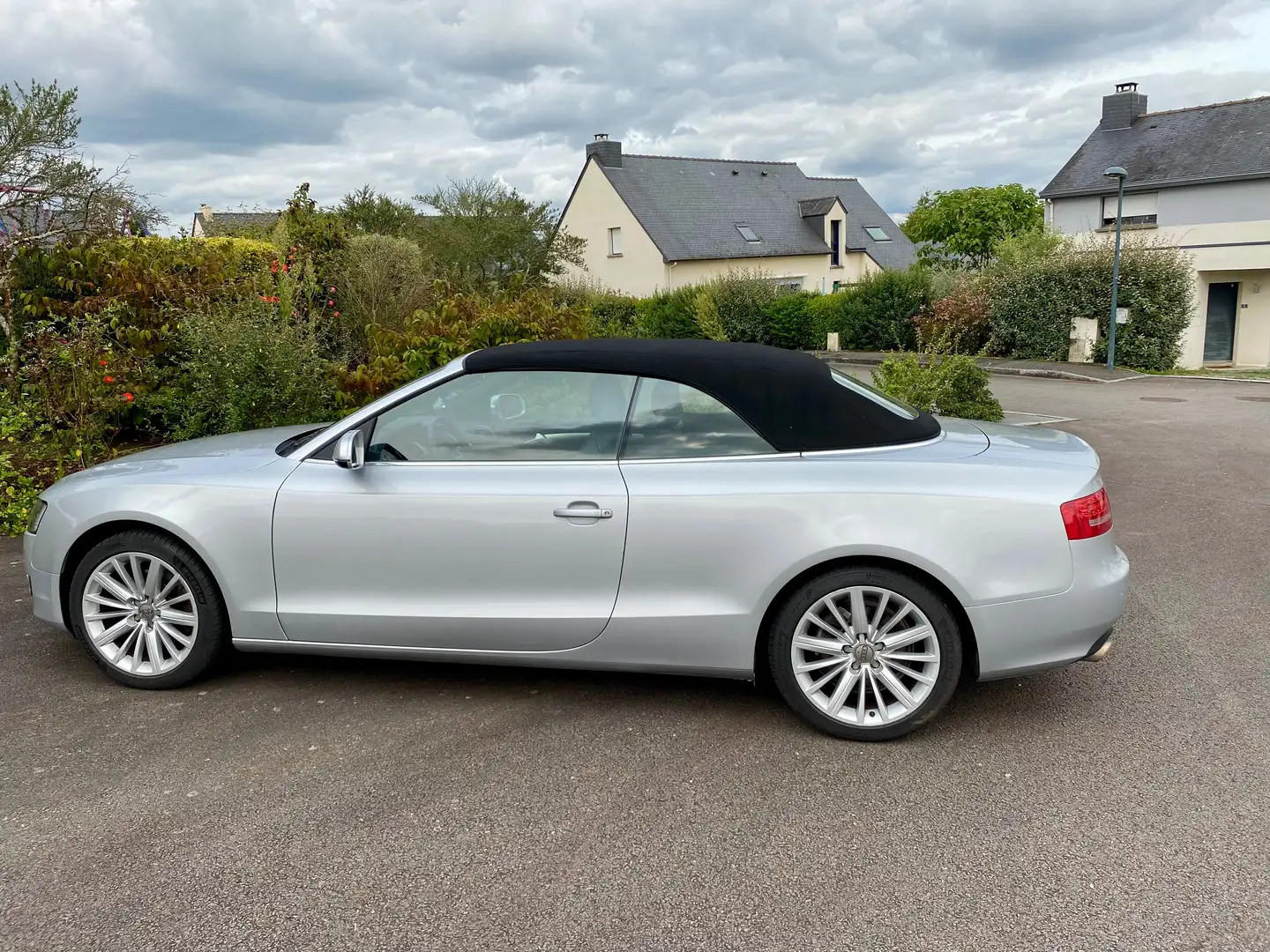Audi A5 Cabriolet 2.0 TFSI 180 Ambition Luxe Multitronic A Argent - 1